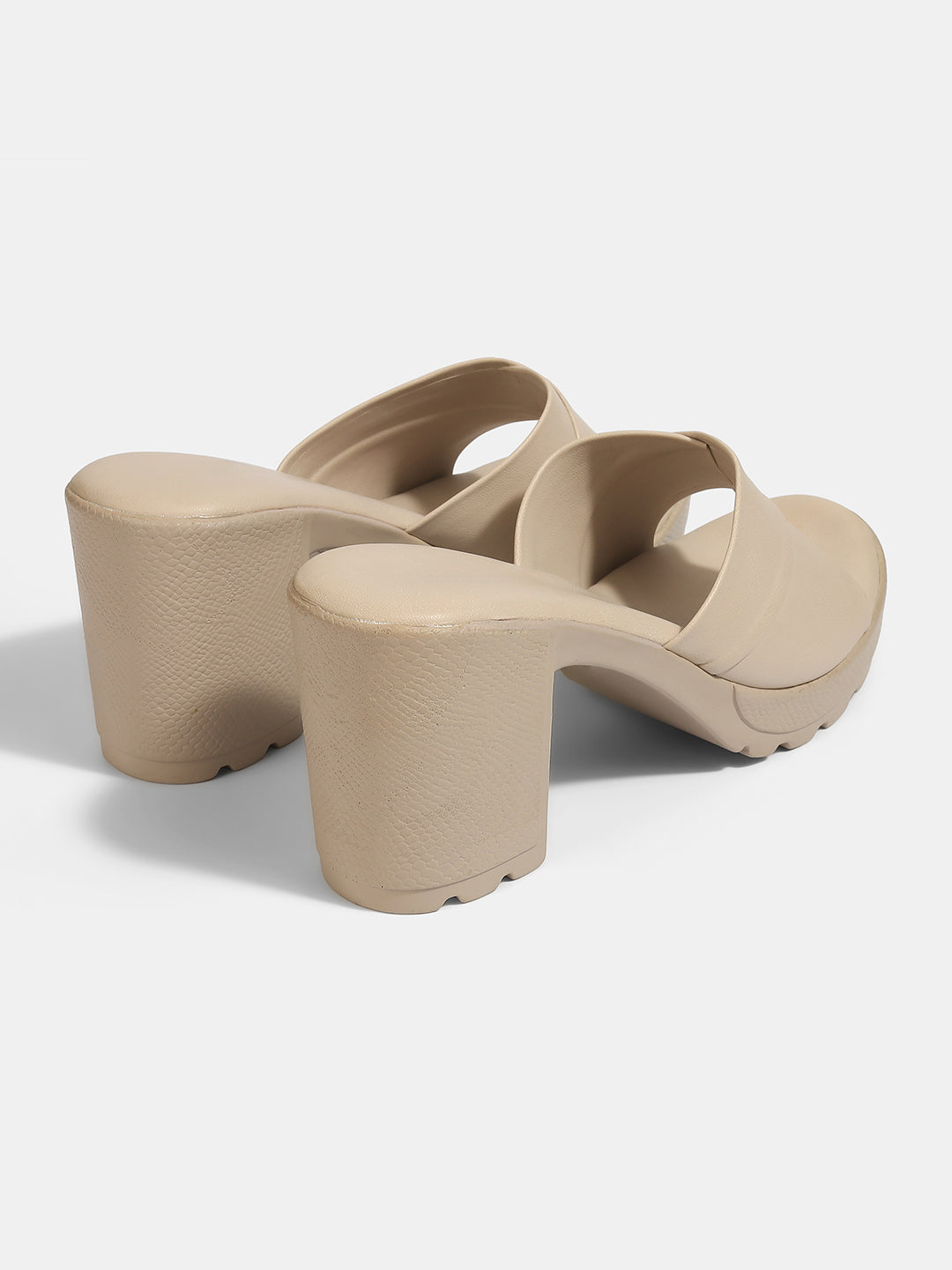 Belinda Casual Chunky Block Heel Peep Toes - The Heels India