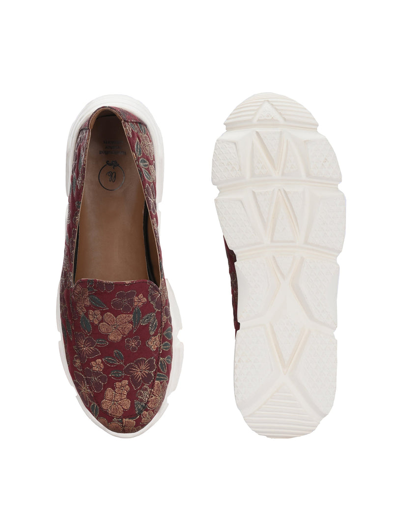Cotton Cherry Ethnic Sneakers