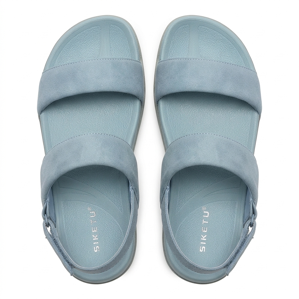 Raya Back Velcro Wedge Comfort Summer Sandals
