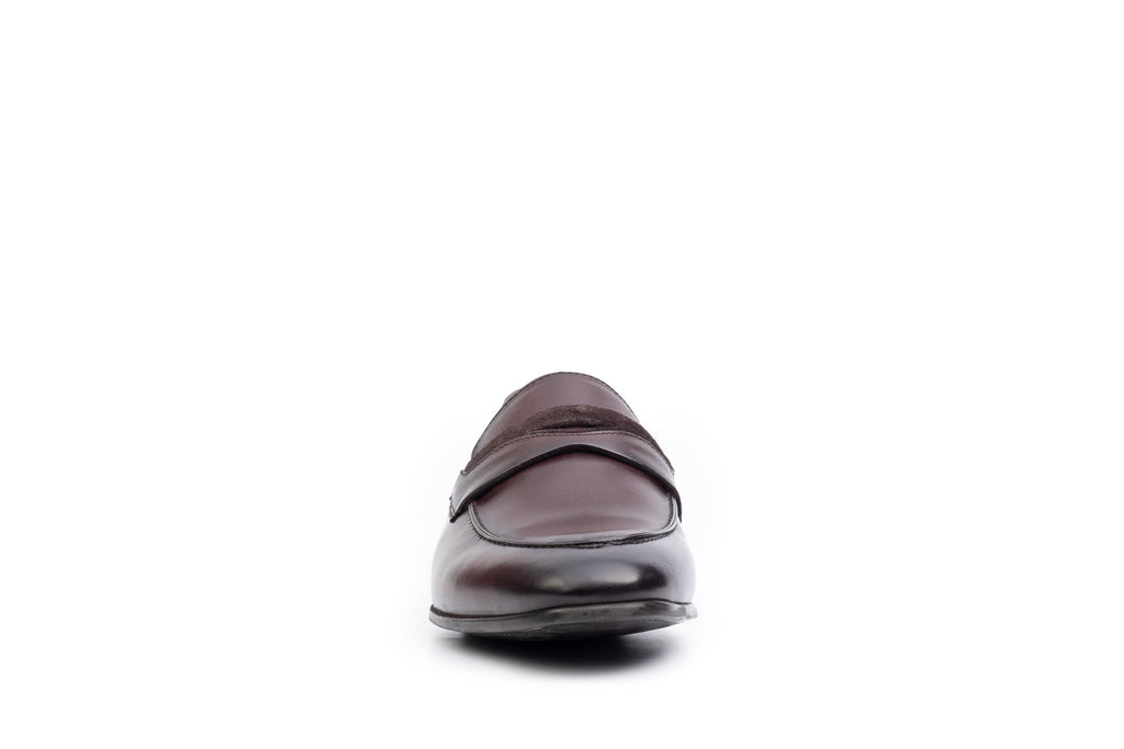 Onyx Leather Formal Moccasins