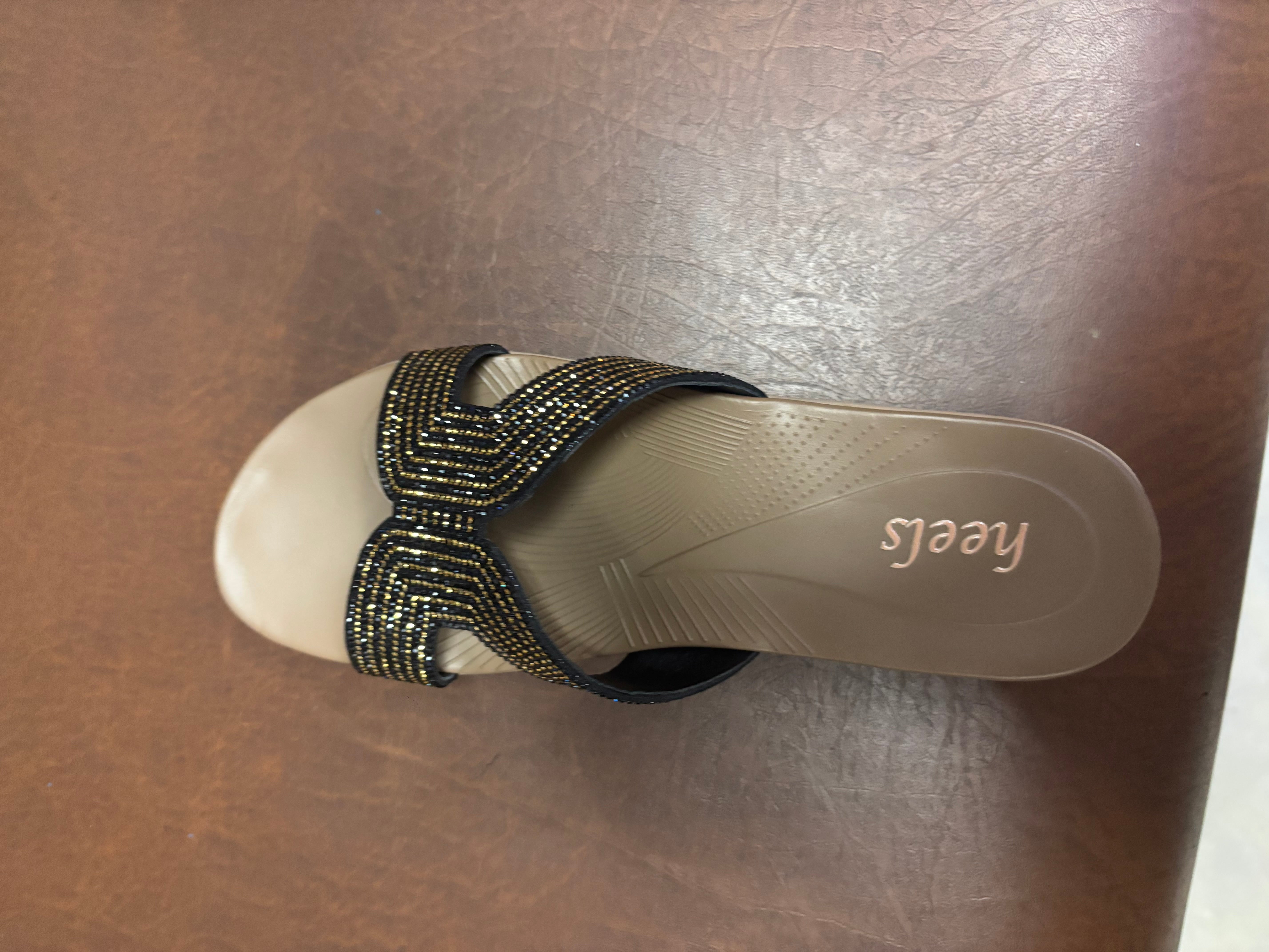 Dakota Cushioned Bling Slippers