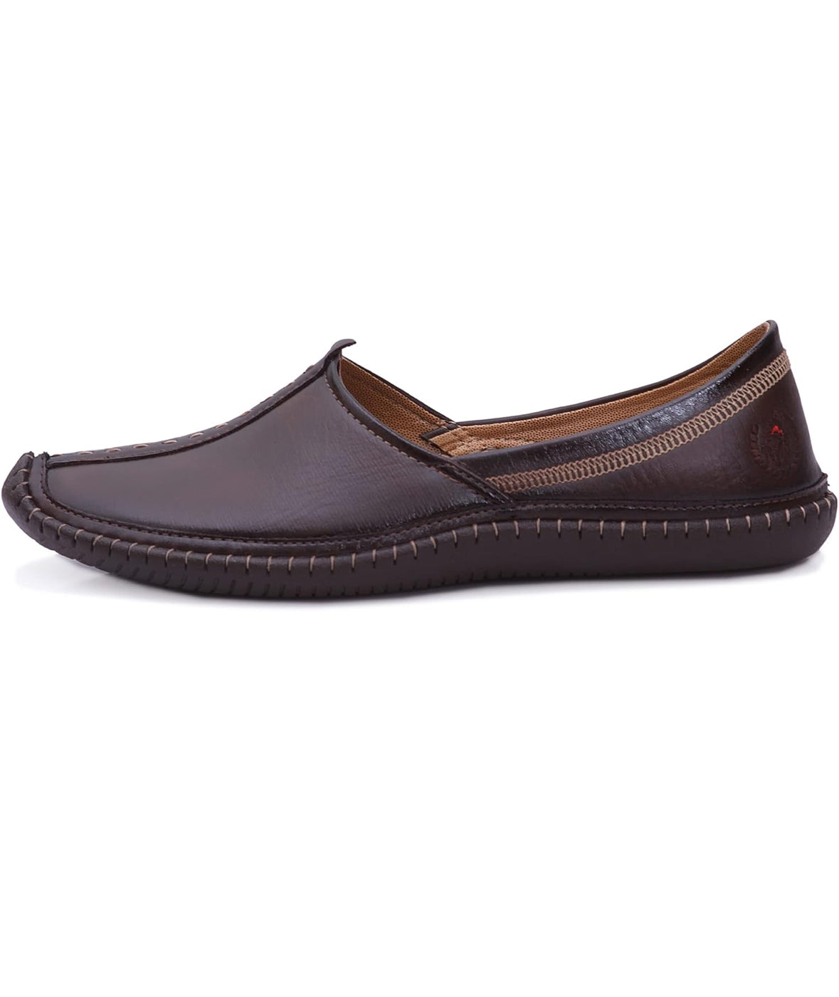 Mitchel Ethnic Cushioned Mojris - The Heels India