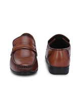 Richard Tan Leather Formal Cushion Loafers
