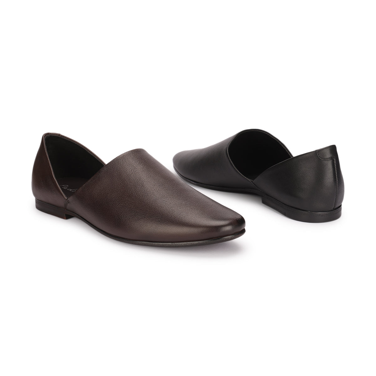 Quentin Leather Ethnic Slip-ons