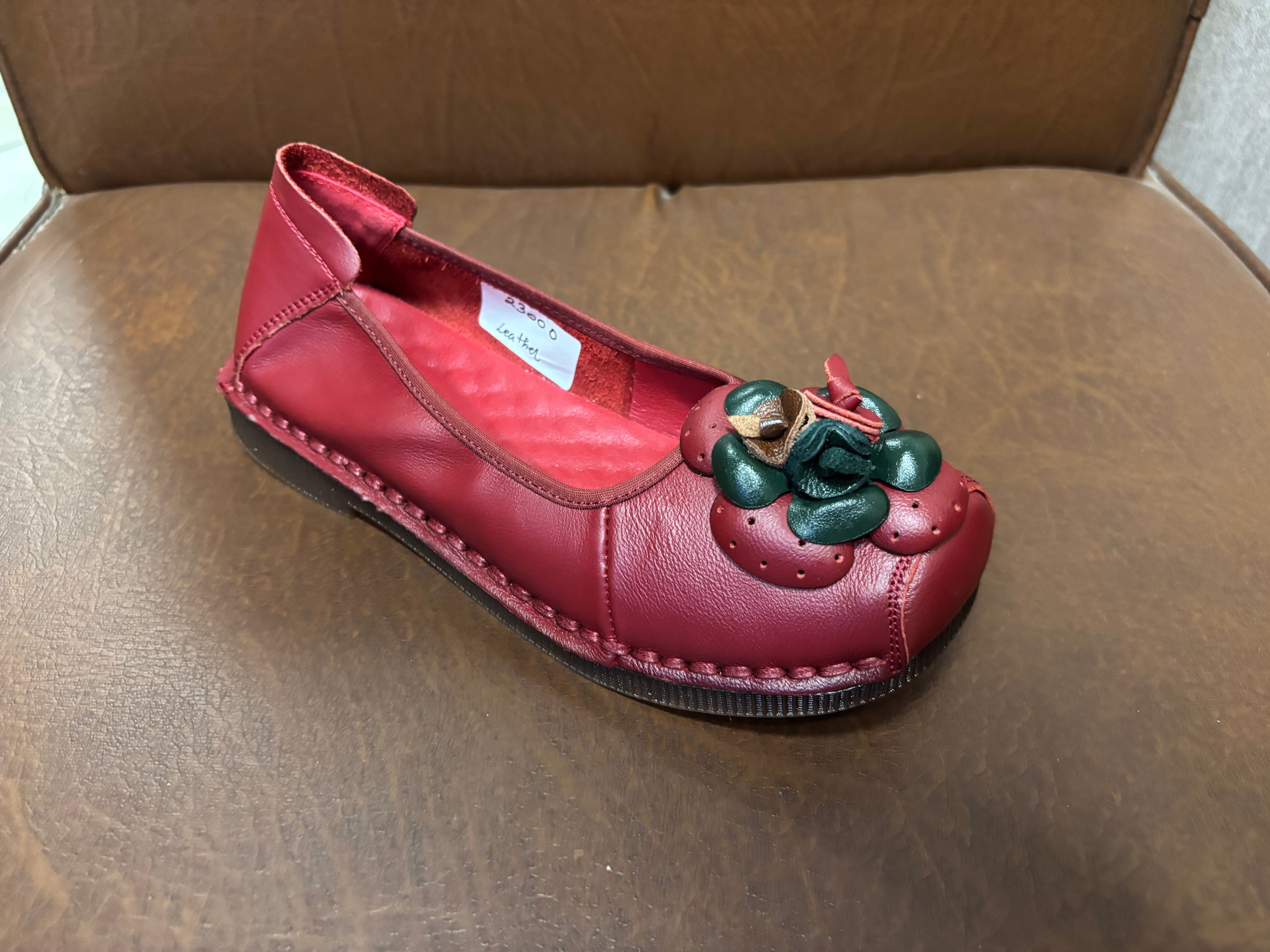 Flora 3.0 Premium Leather Cushioned Ballerinas