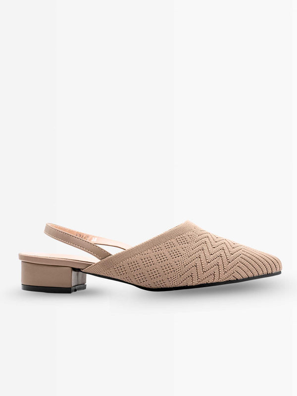 Monroe Crochet Slingback Heels