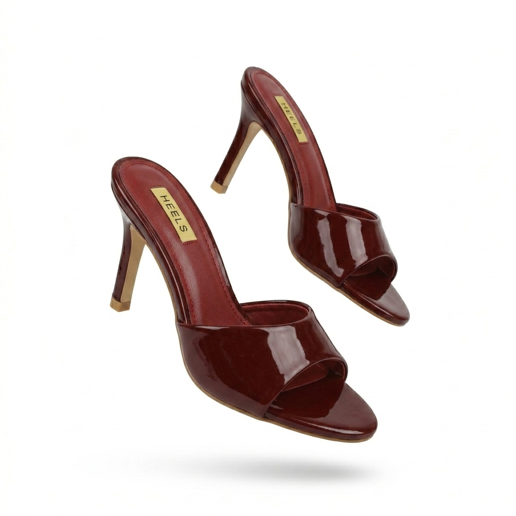 Ellie Premium Patent Pencil Heels