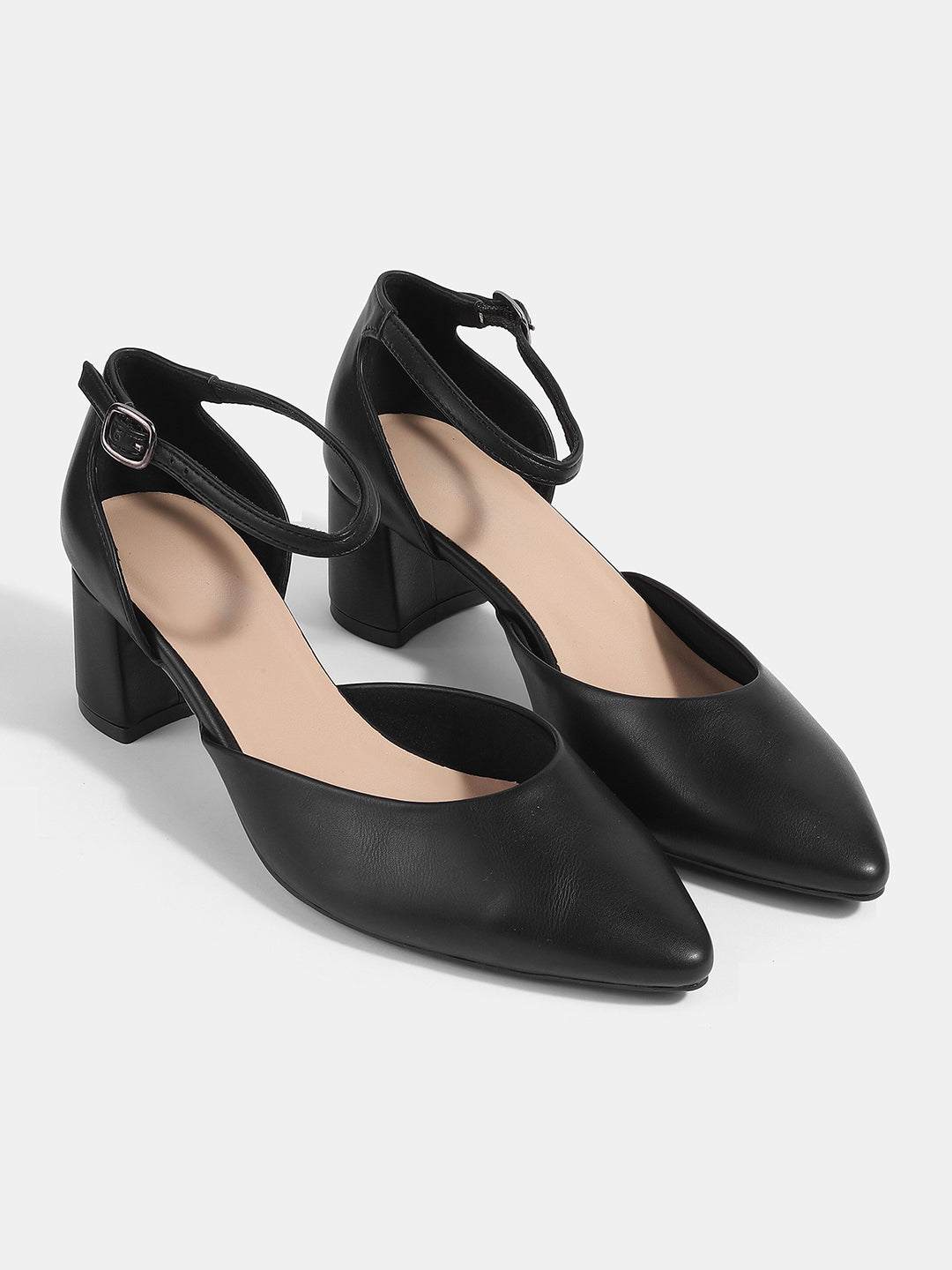 Sweeny Ankle Strap Block Heels