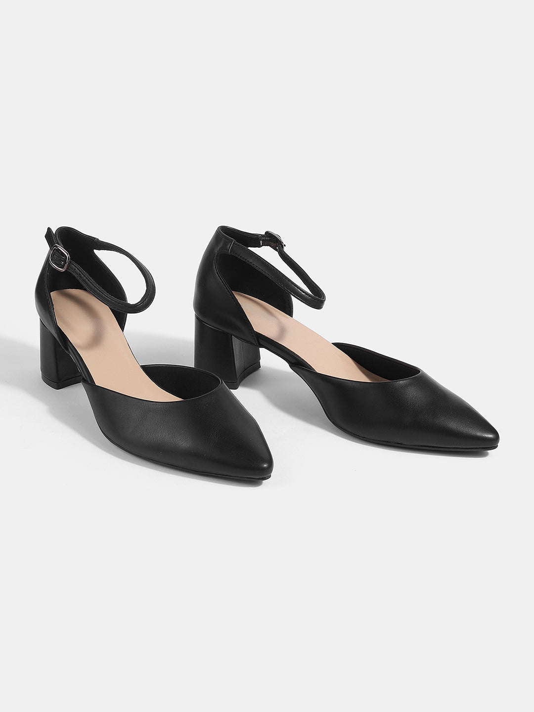 Sweeny Ankle Strap Block Heels