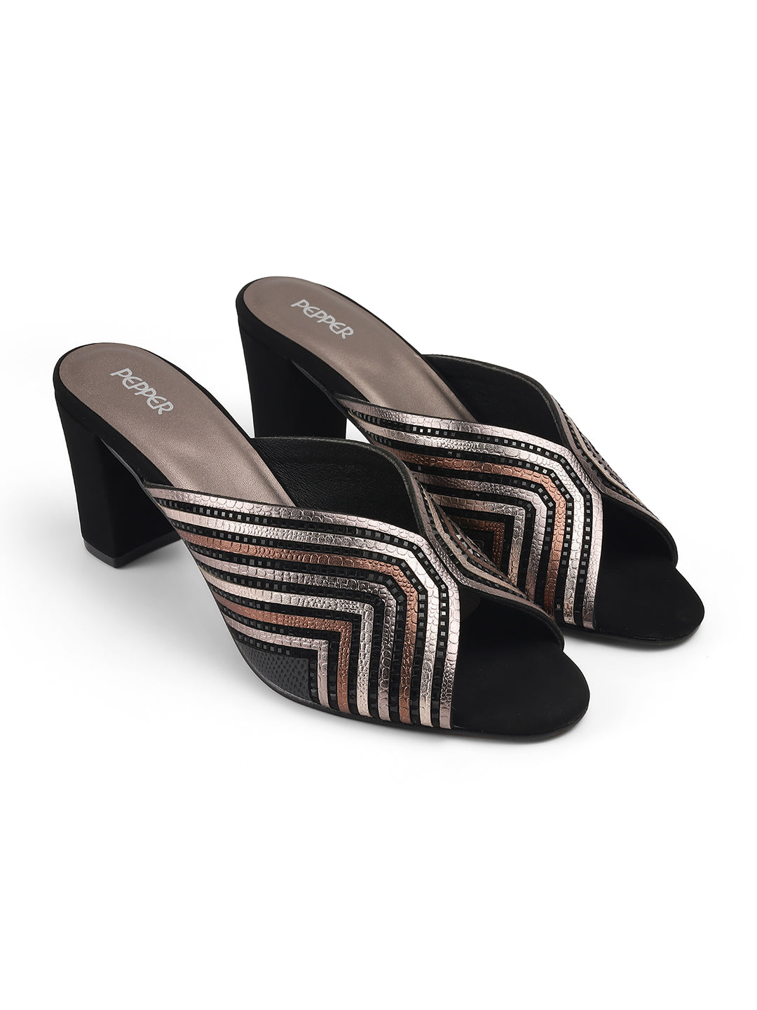 Opera Bling Fancy Block Heel Muse