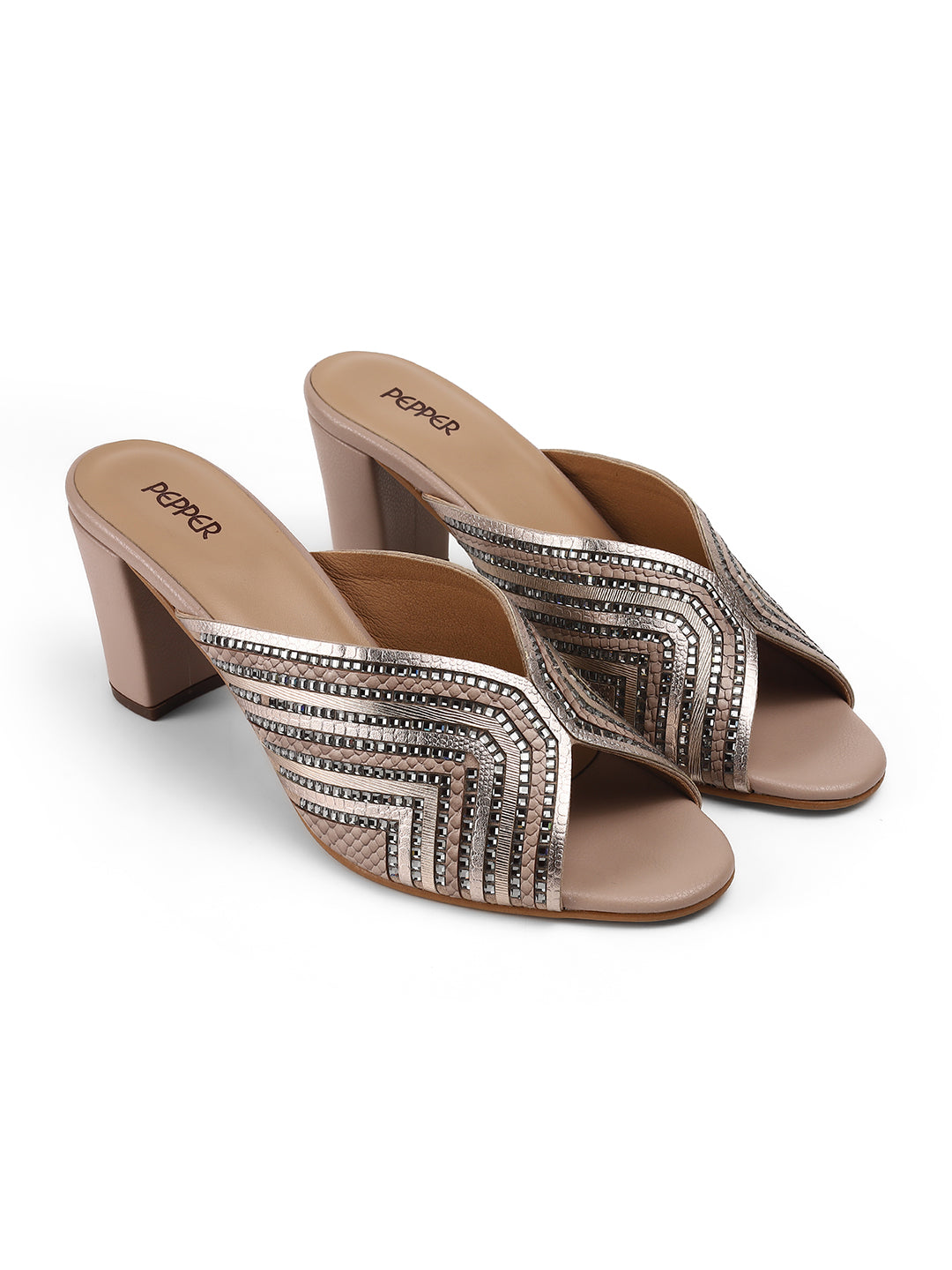 Opera Bling Fancy Block Heel Muse