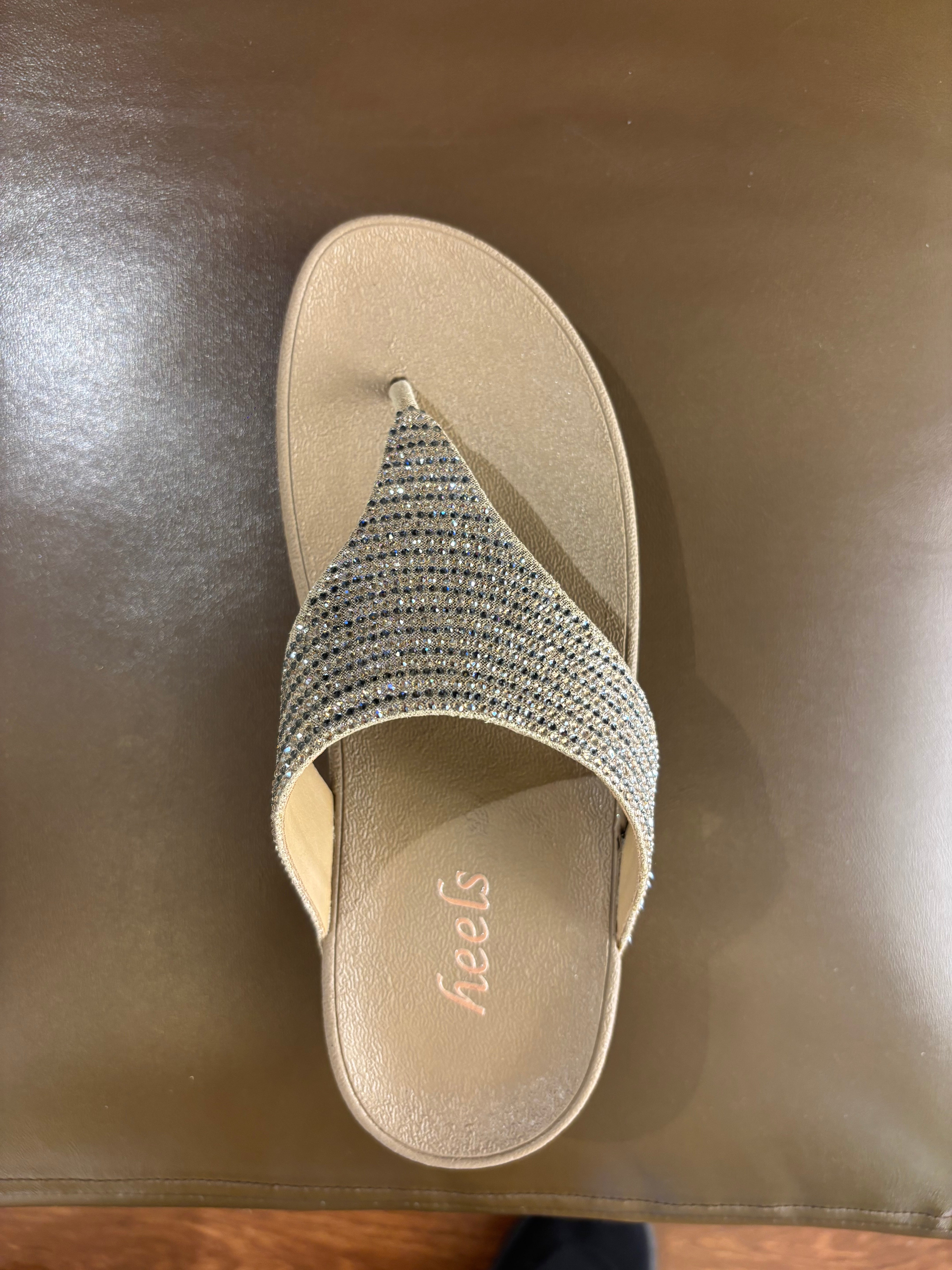 Gemma Bling Comfort Lite Flit Flop Slippers