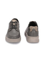 Zero Gravity 2.0 Mateo Grey Leather Lace-up Sneakers