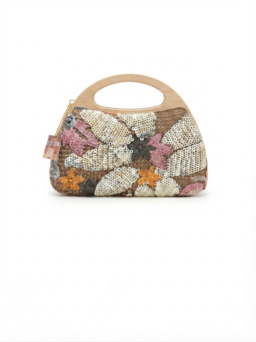 Crochet Wooden Box Sling Bags