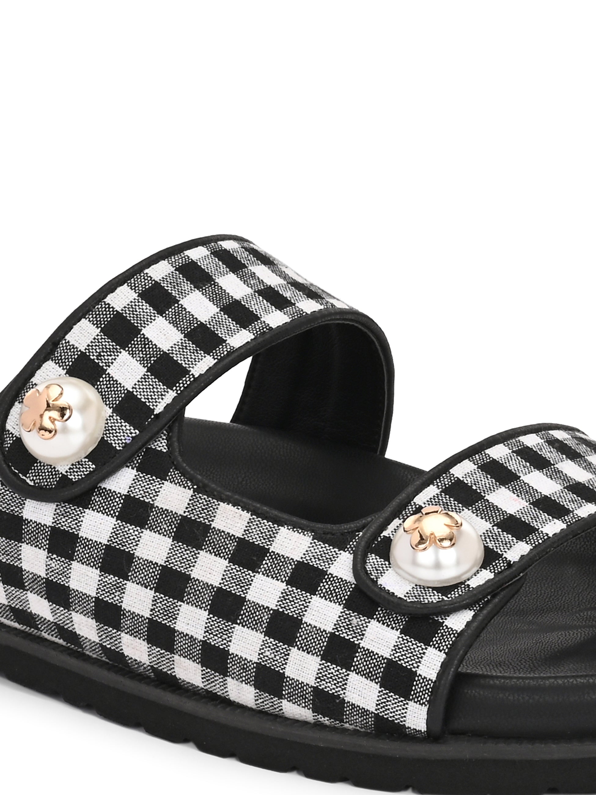 Athena Pipin Strappy Sliders