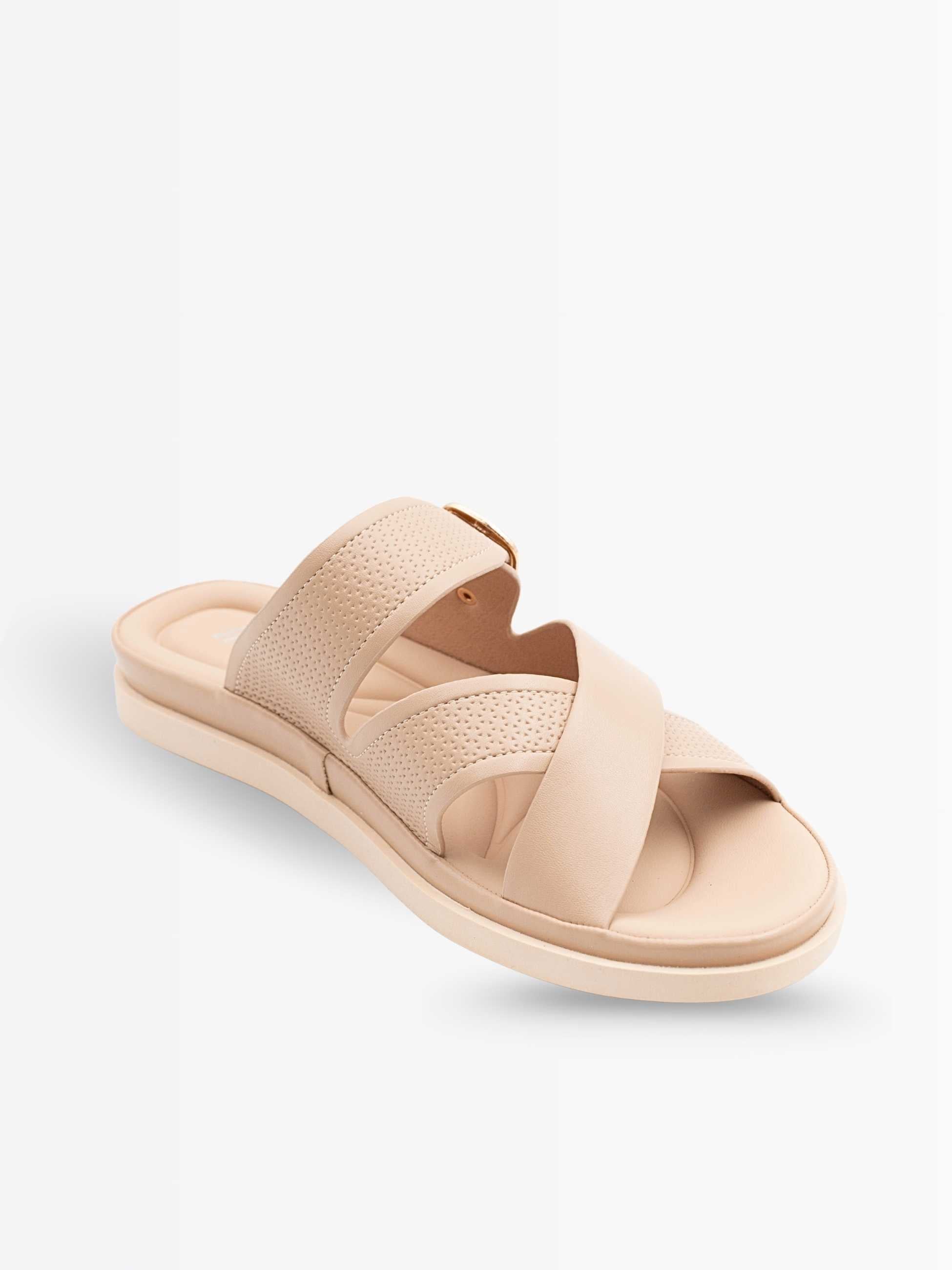 Mila Adjustable Strap Slippers
