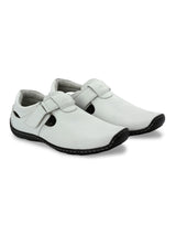 Brunel Leather Velcro Roman Sandals HT