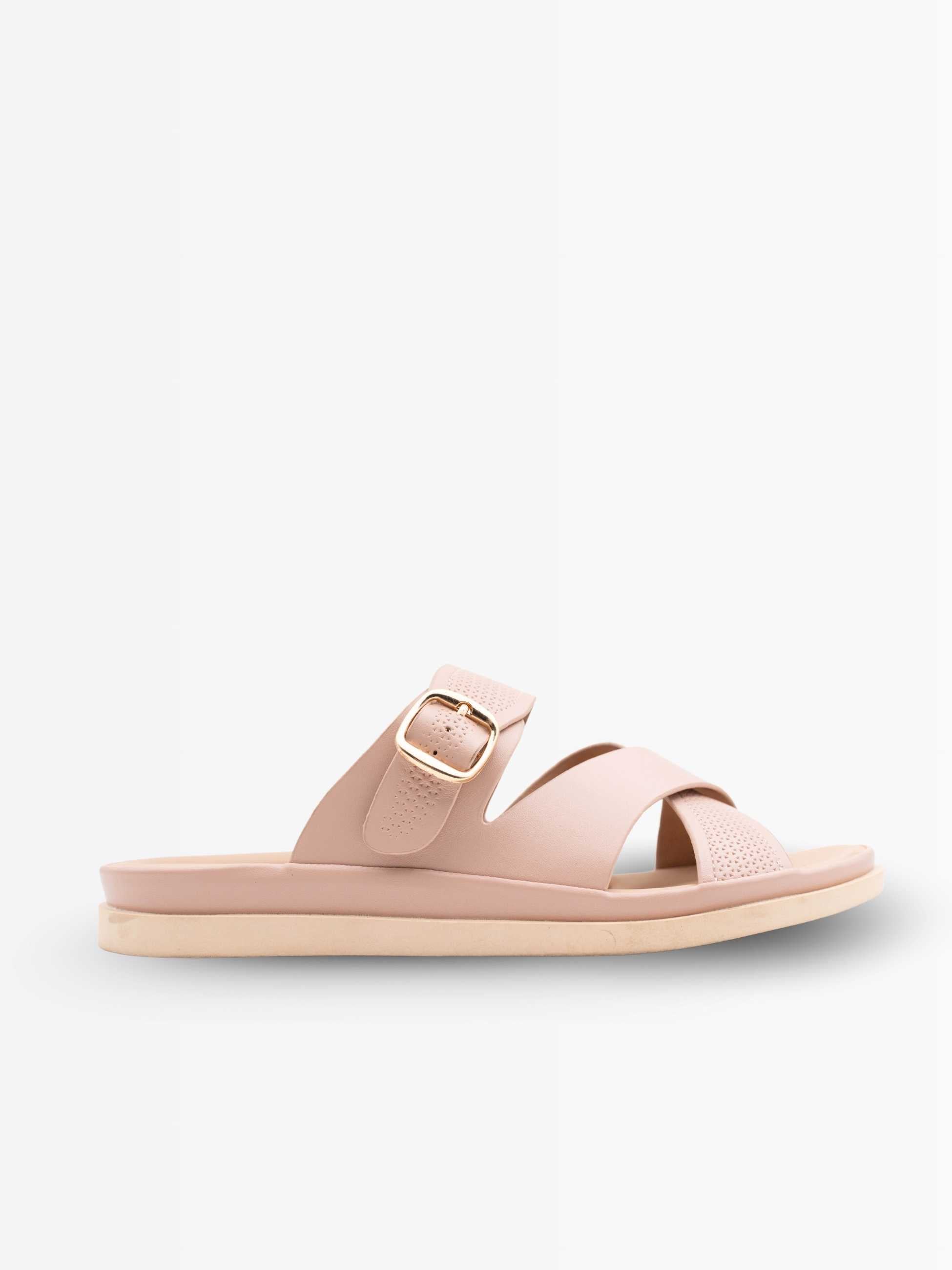 Mila Adjustable Strap Slippers