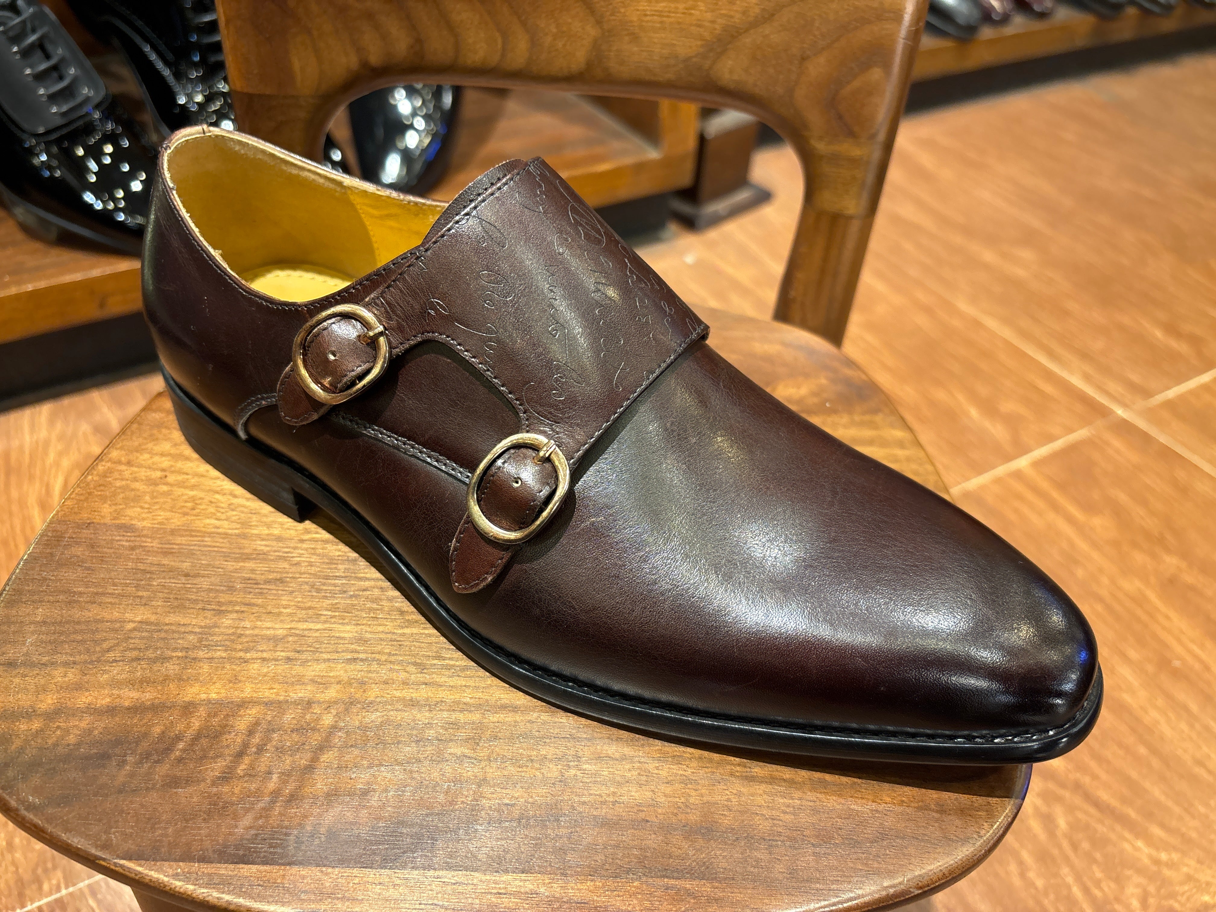 Fredrick Premium Leather Double Monk Strap - The Heels India