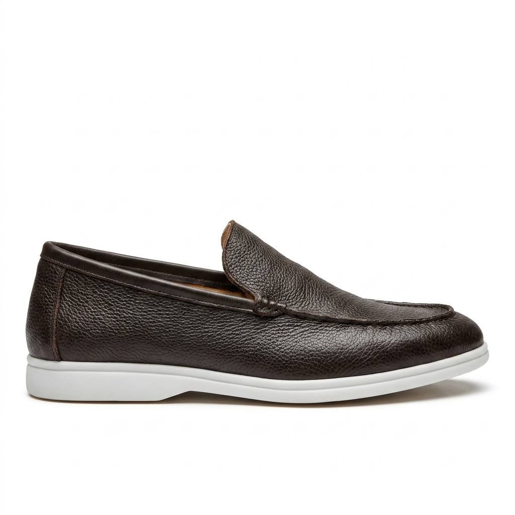 Delap Premium Leather Slip-On Loafers