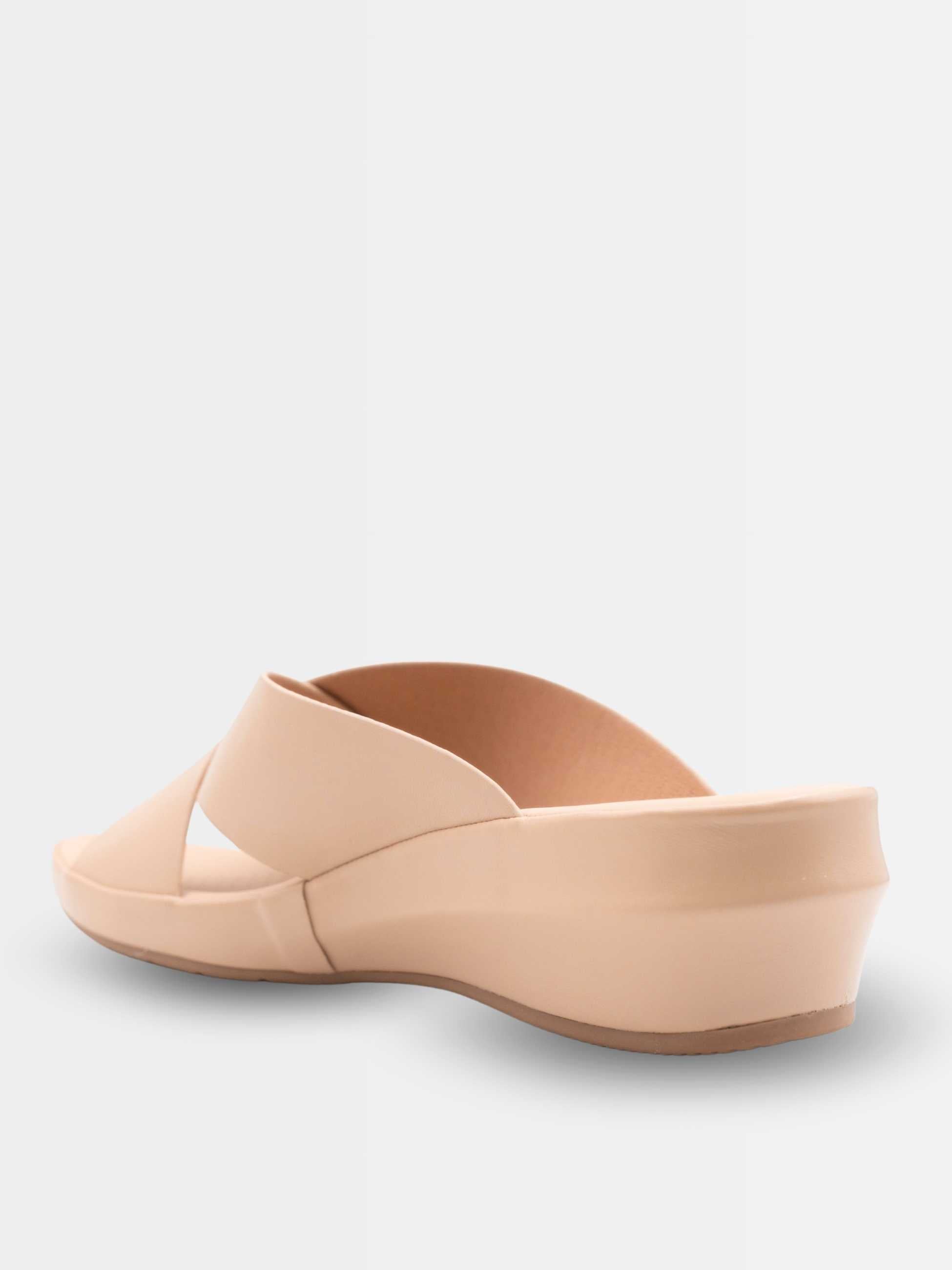 Bliss Cross Wedge Slippers