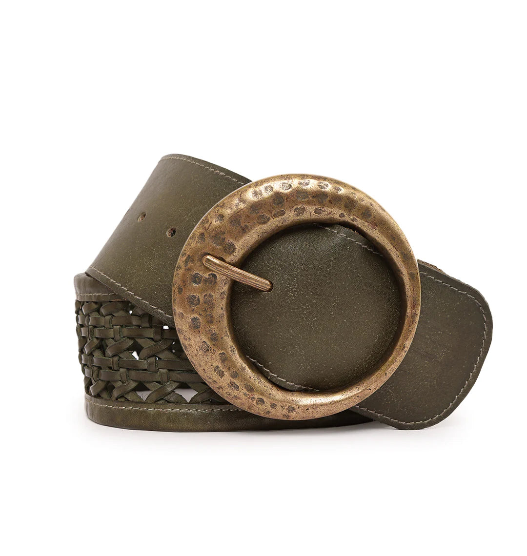 Olive Women's Genuine Leather Belt