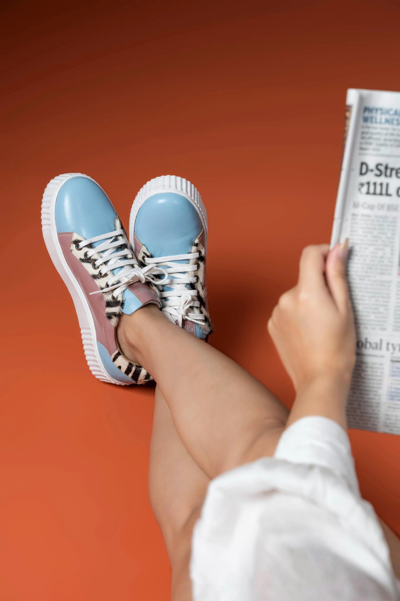 IMPACT Premium Leather Outdoor Chunky Sneakers - The Heels India