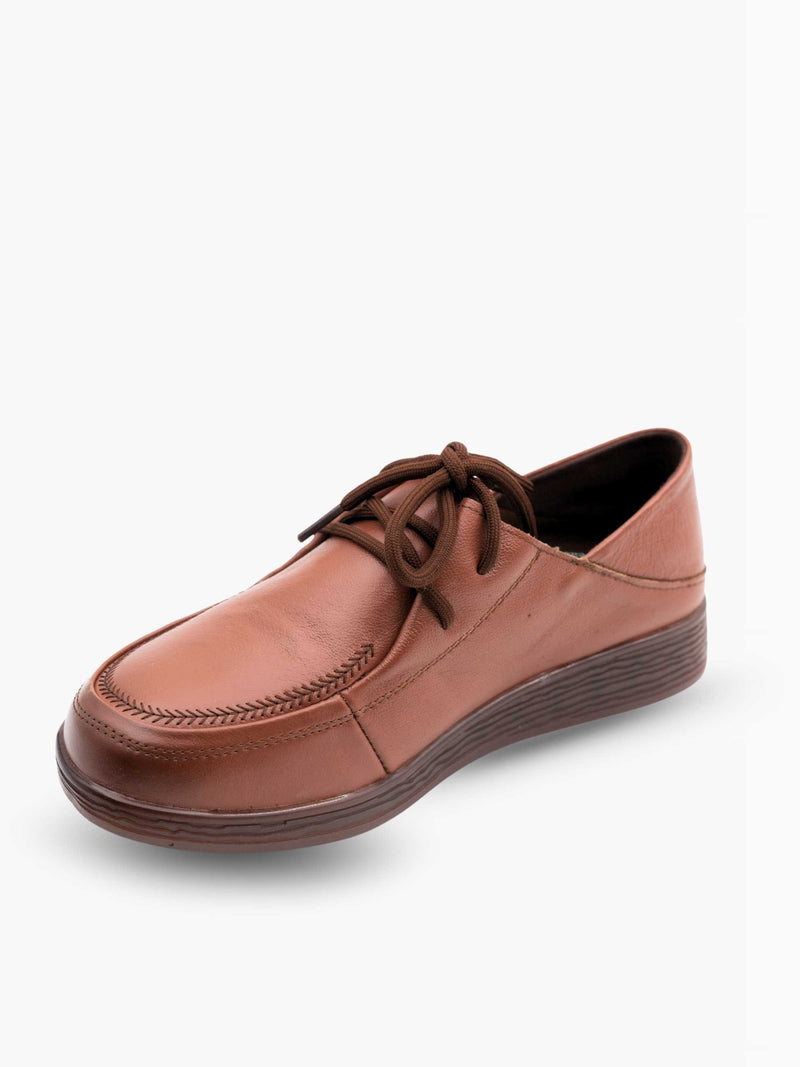 Nina Leather Turmuk Derby Shoes