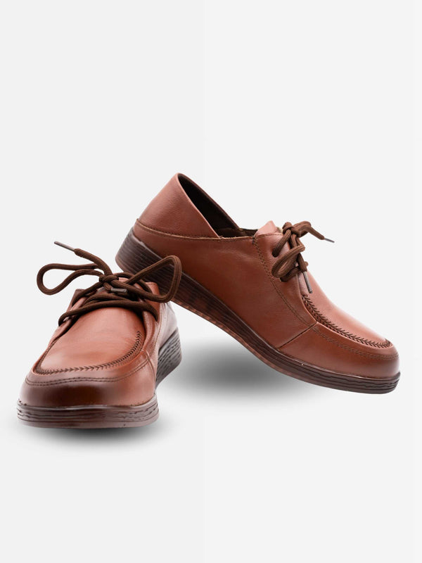Nina Leather Turmuk Derby Shoes