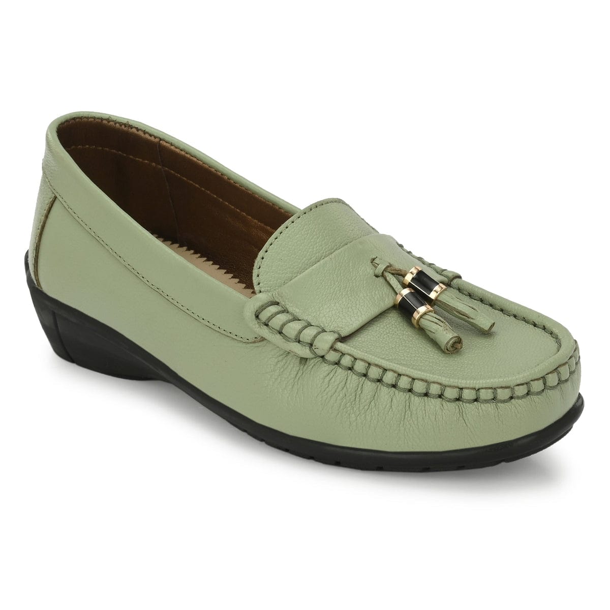 Sydney Tassel Leather Loafers