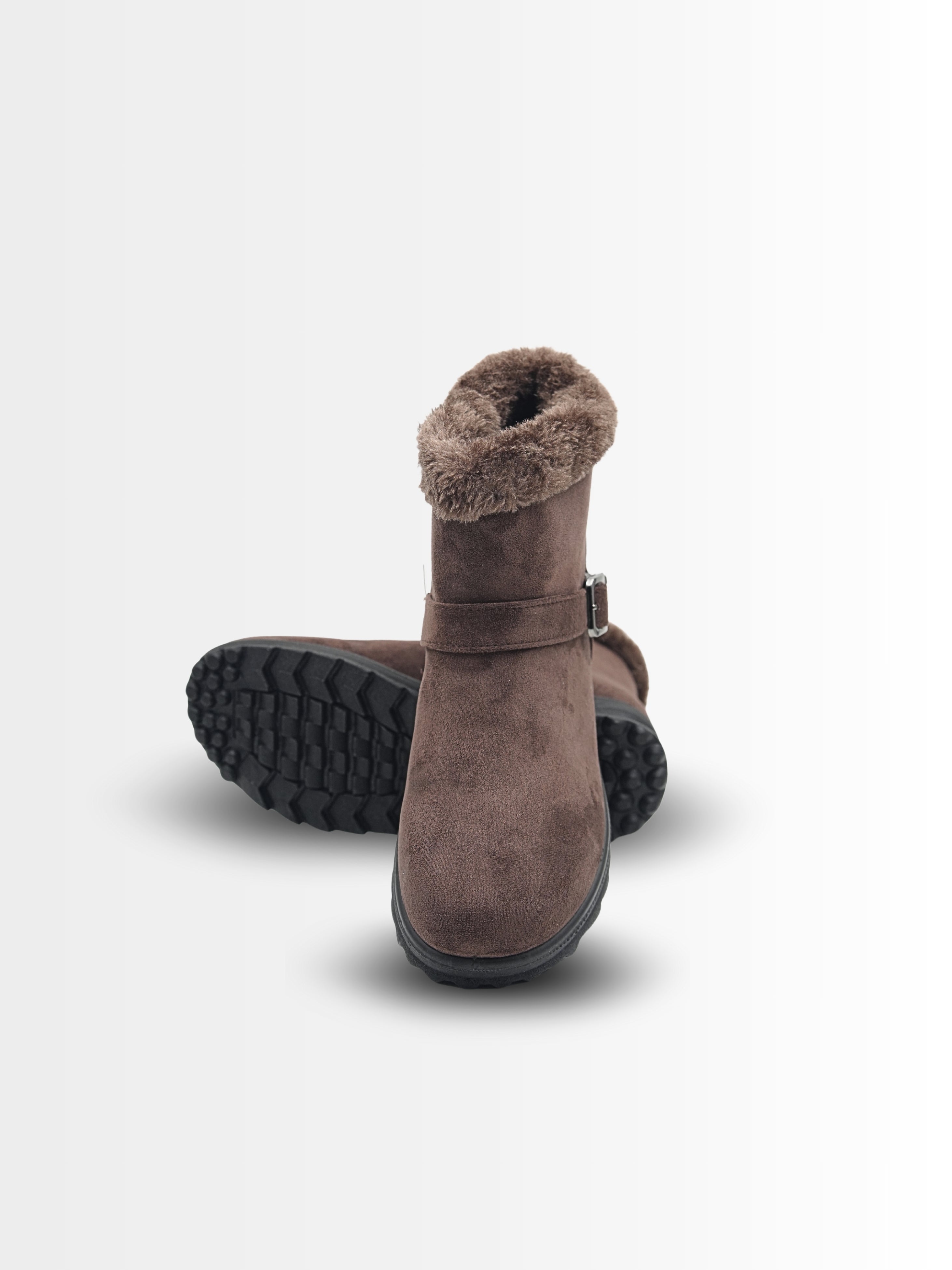 Costara Suede Fur Ankle Boots