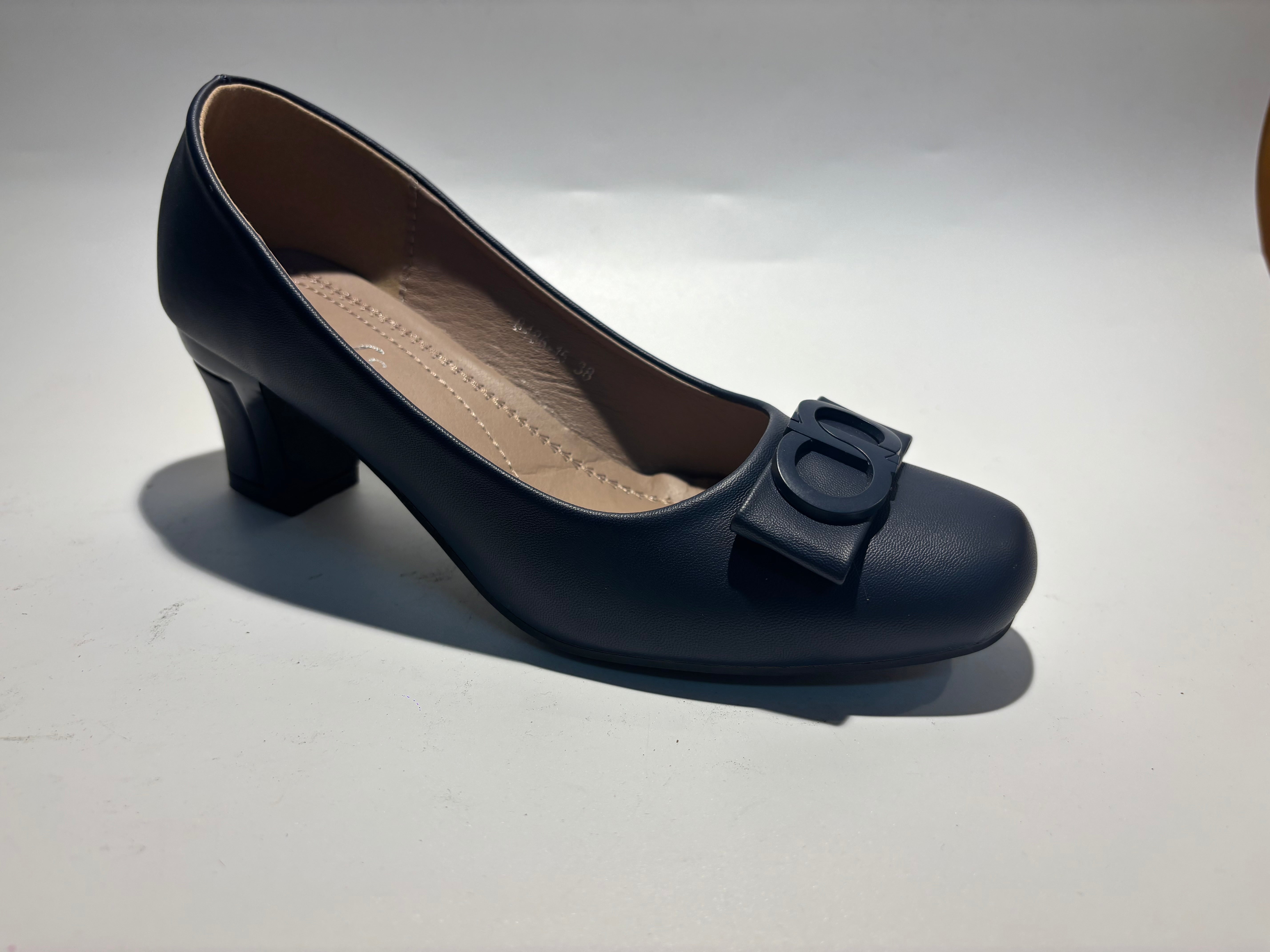 Rizza Bow Block Heels