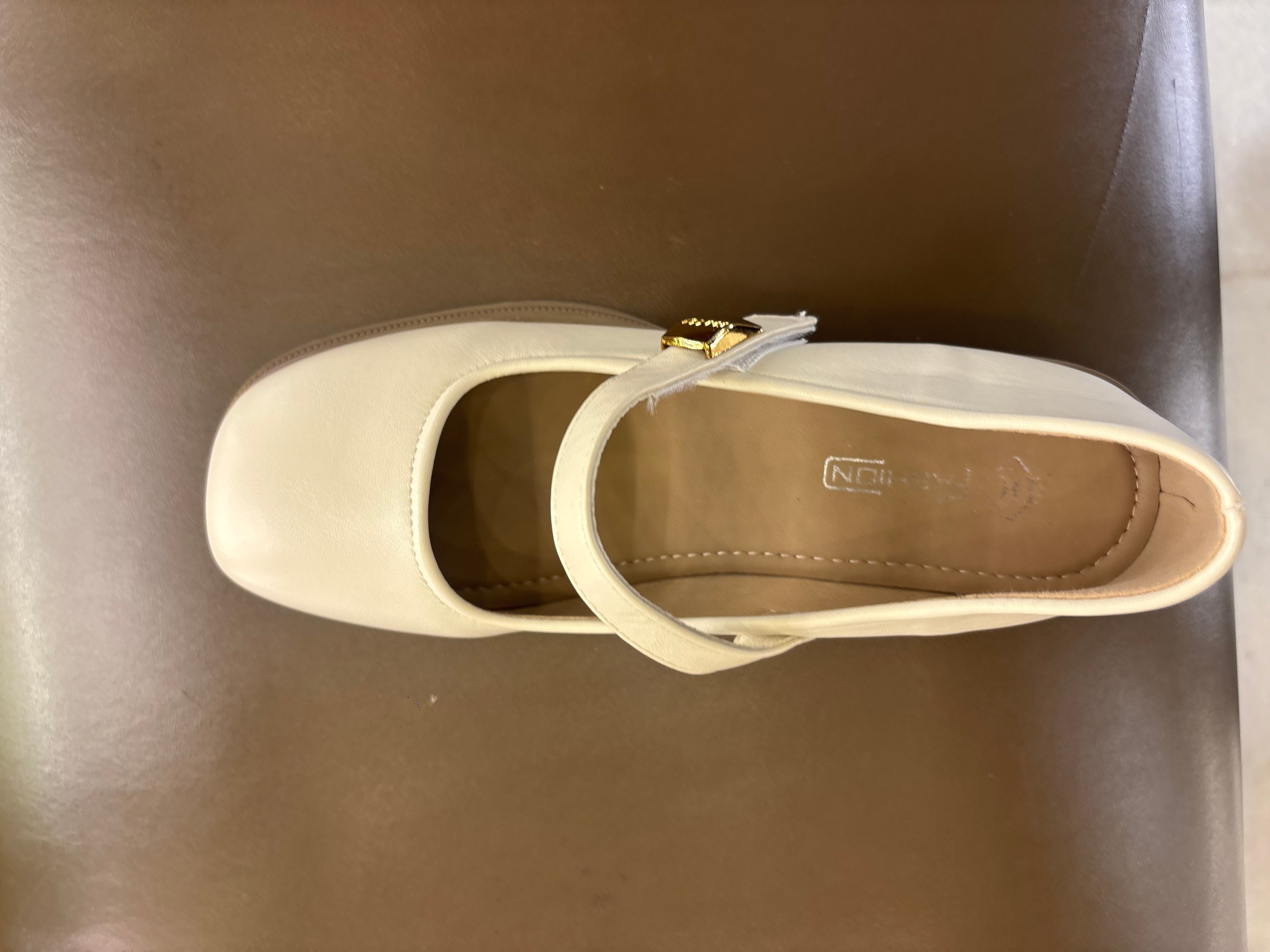Menzy Premium Mary Jane Block Heel Loafers