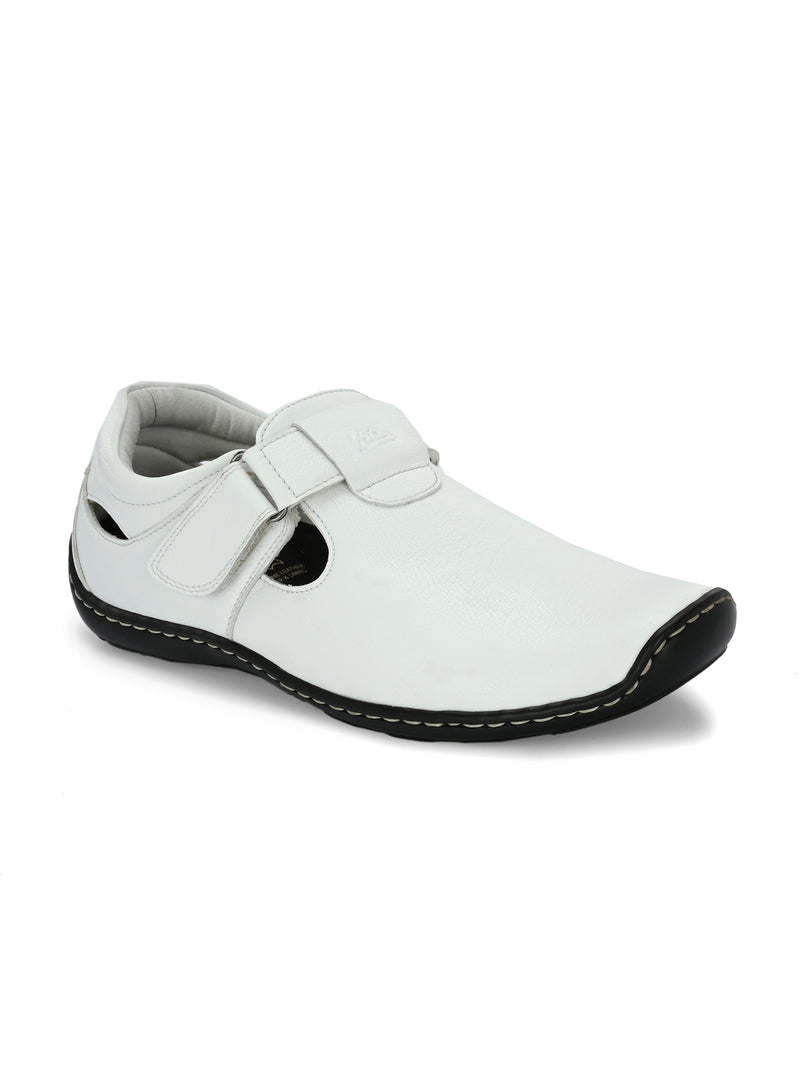 Brunel Leather Velcro Roman Sandals HT