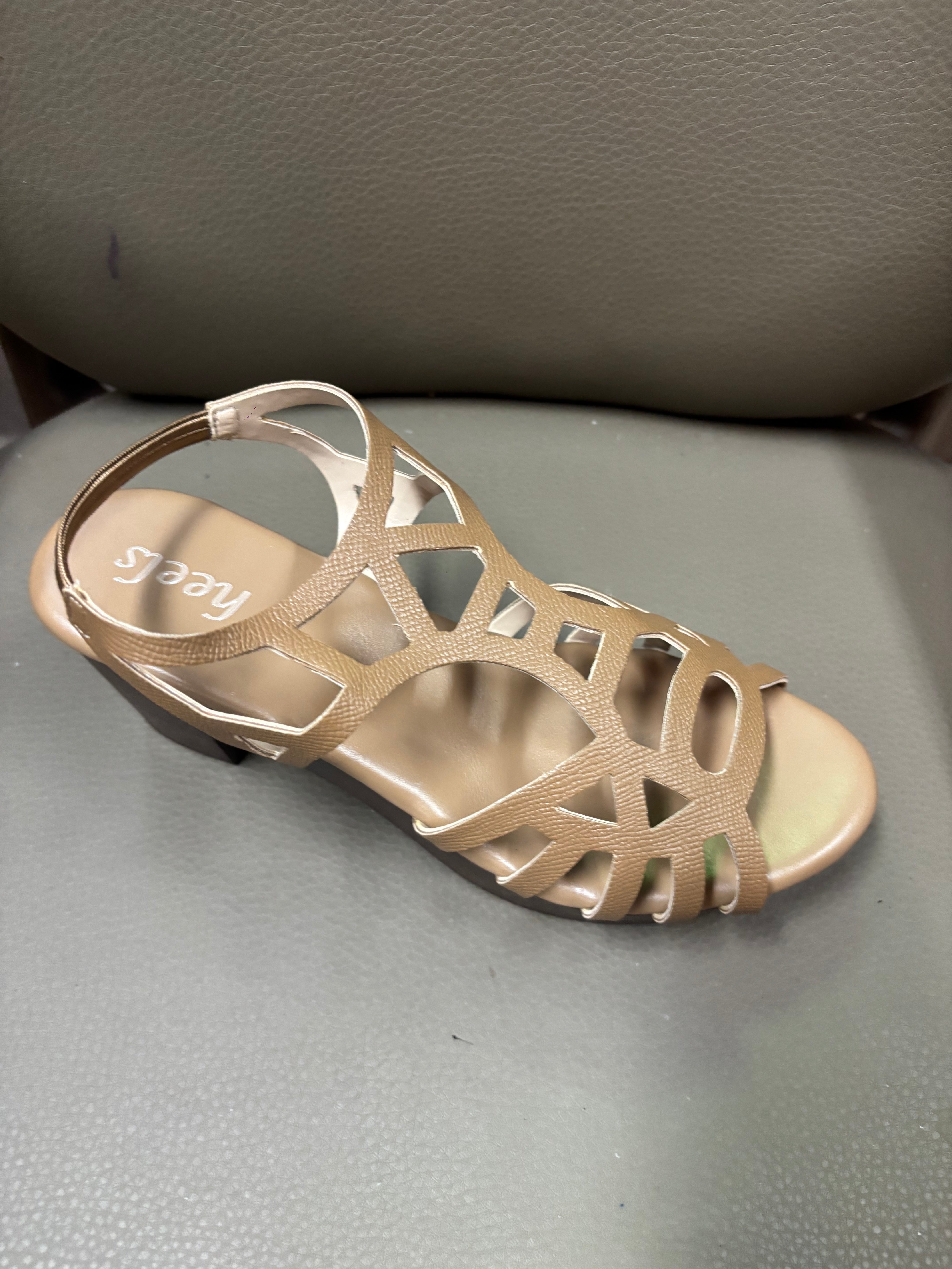Kylin Platform Gladiator Peep Toe Block Heel Sandals