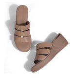 Sydney Wedge Strap Heels
