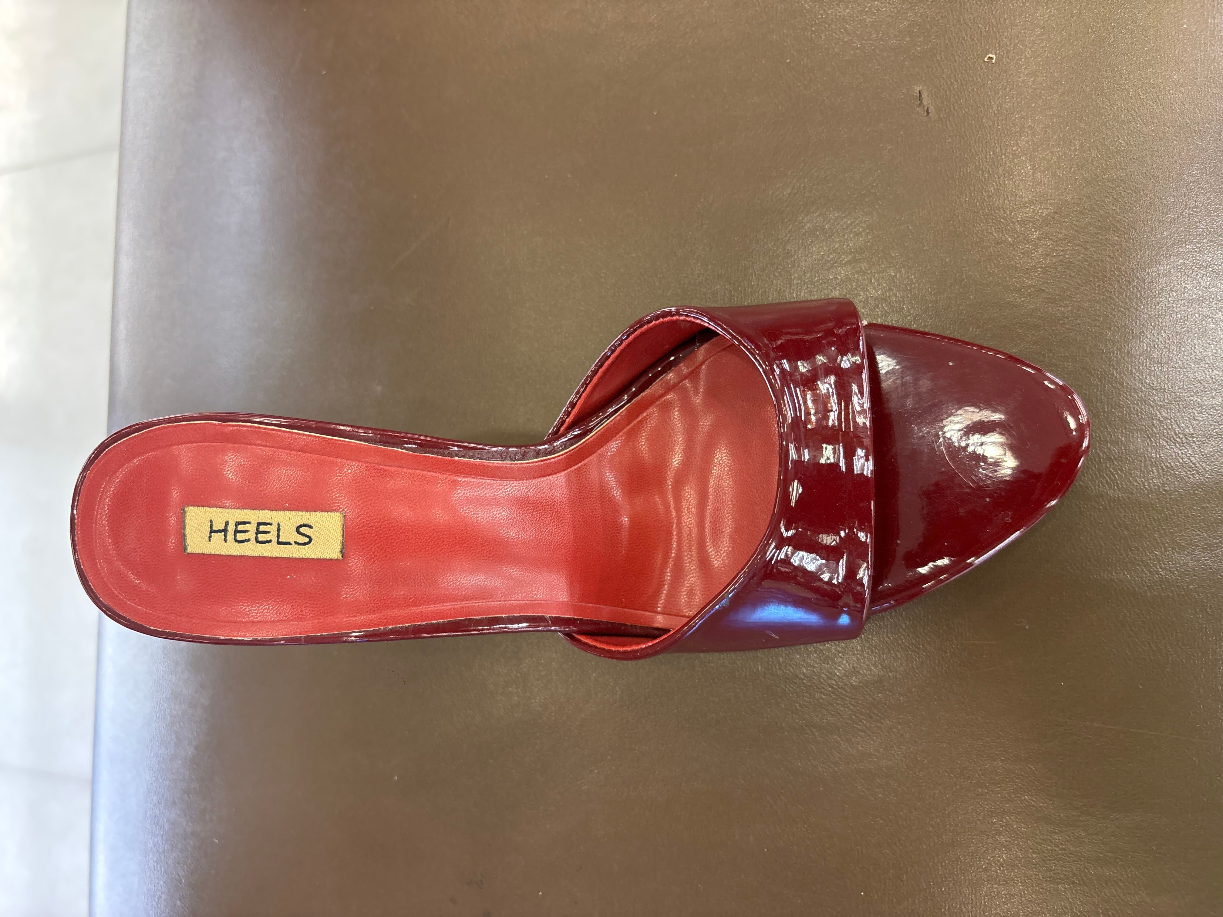 Ellie Premium Patent Pencil Heels