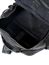 Aristo : Real Leather Black Backpack