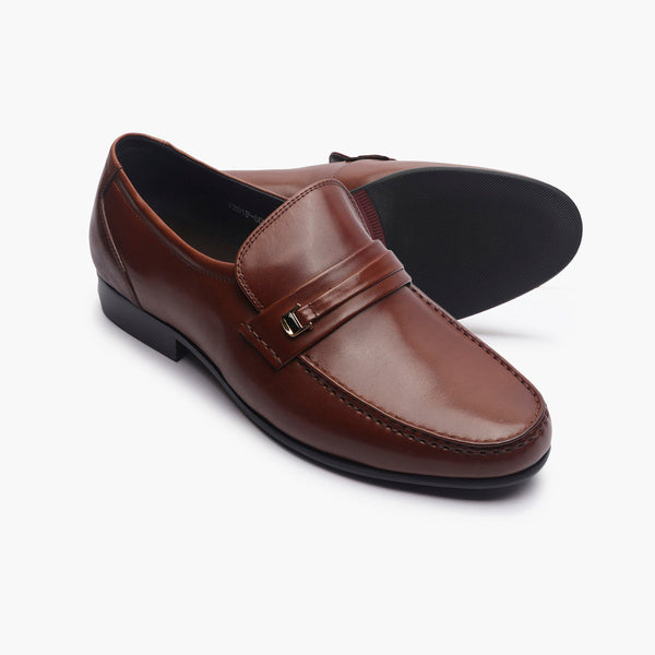 Everett Brown Leather Formal Loafers