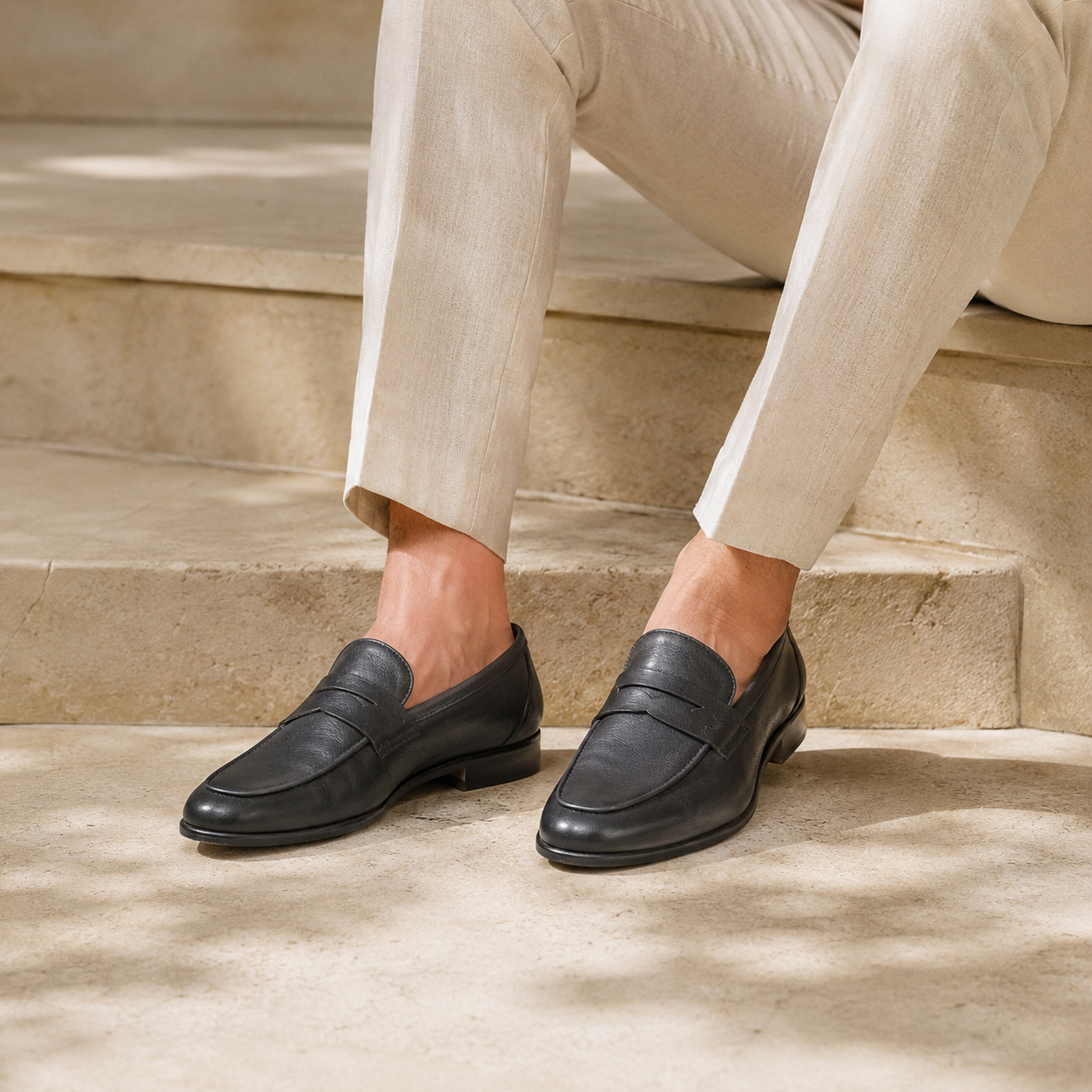 Renato Premium Leather Penny Loafers