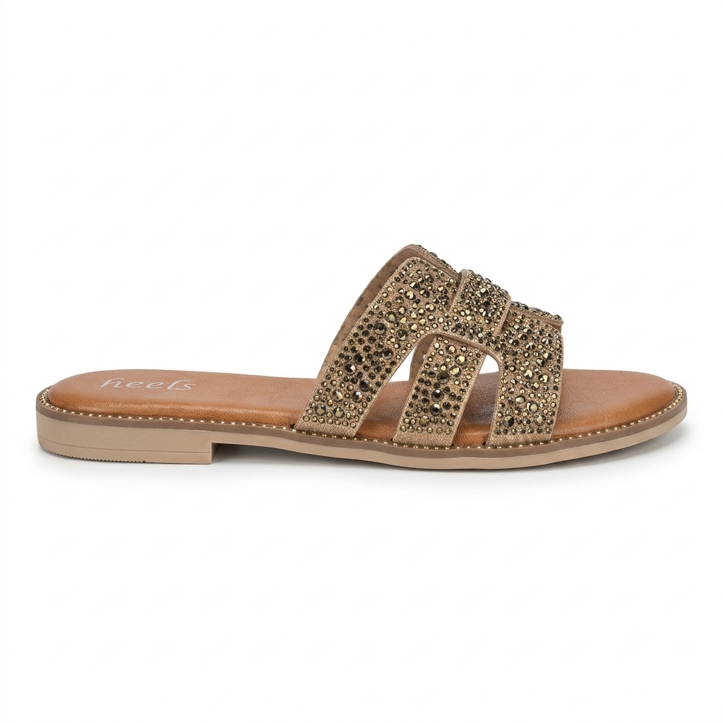 Frosta Bling Cushioned Sliders