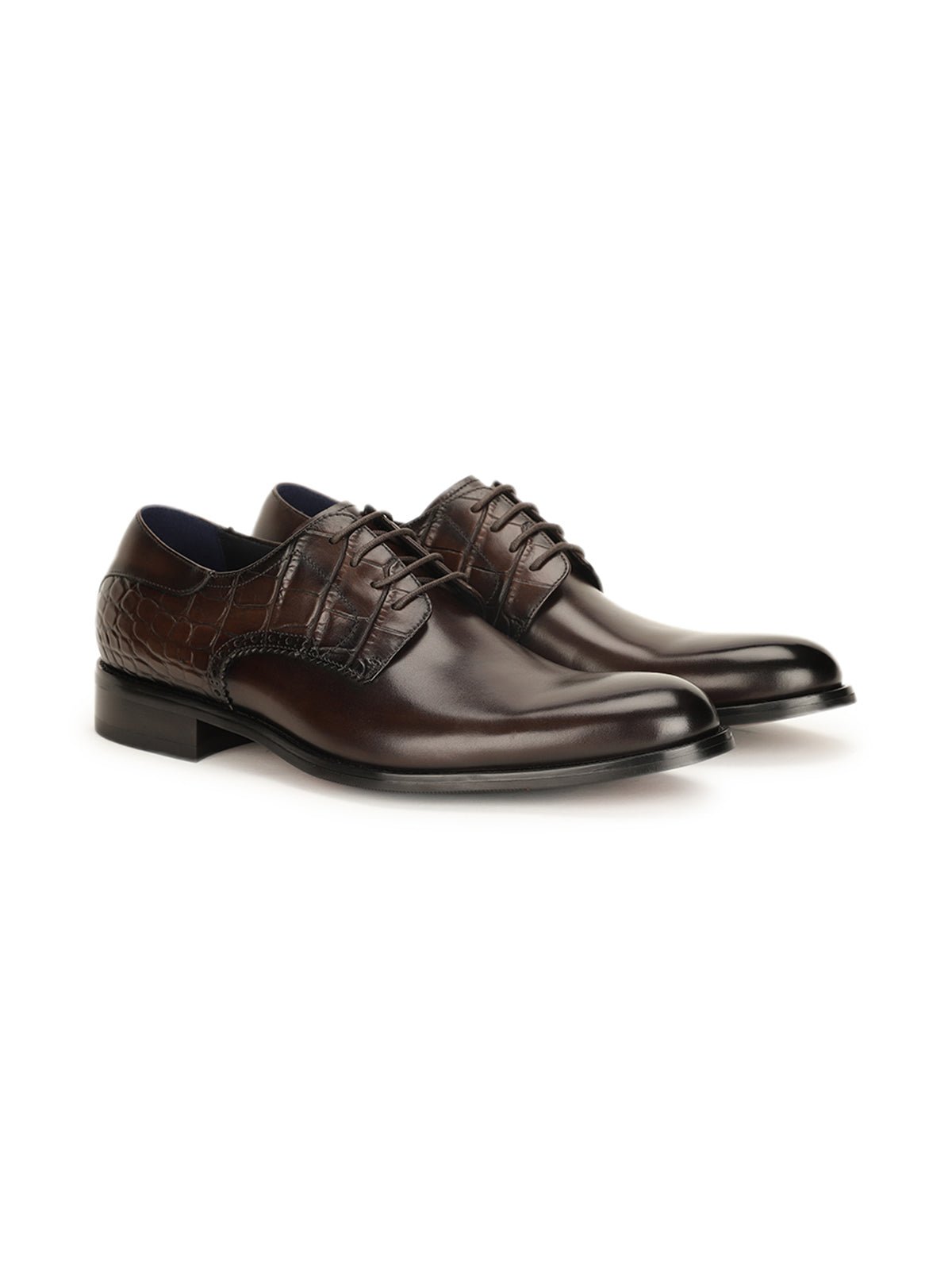 Lewis Premium Leather Luxury Lace Up Derby Shoes