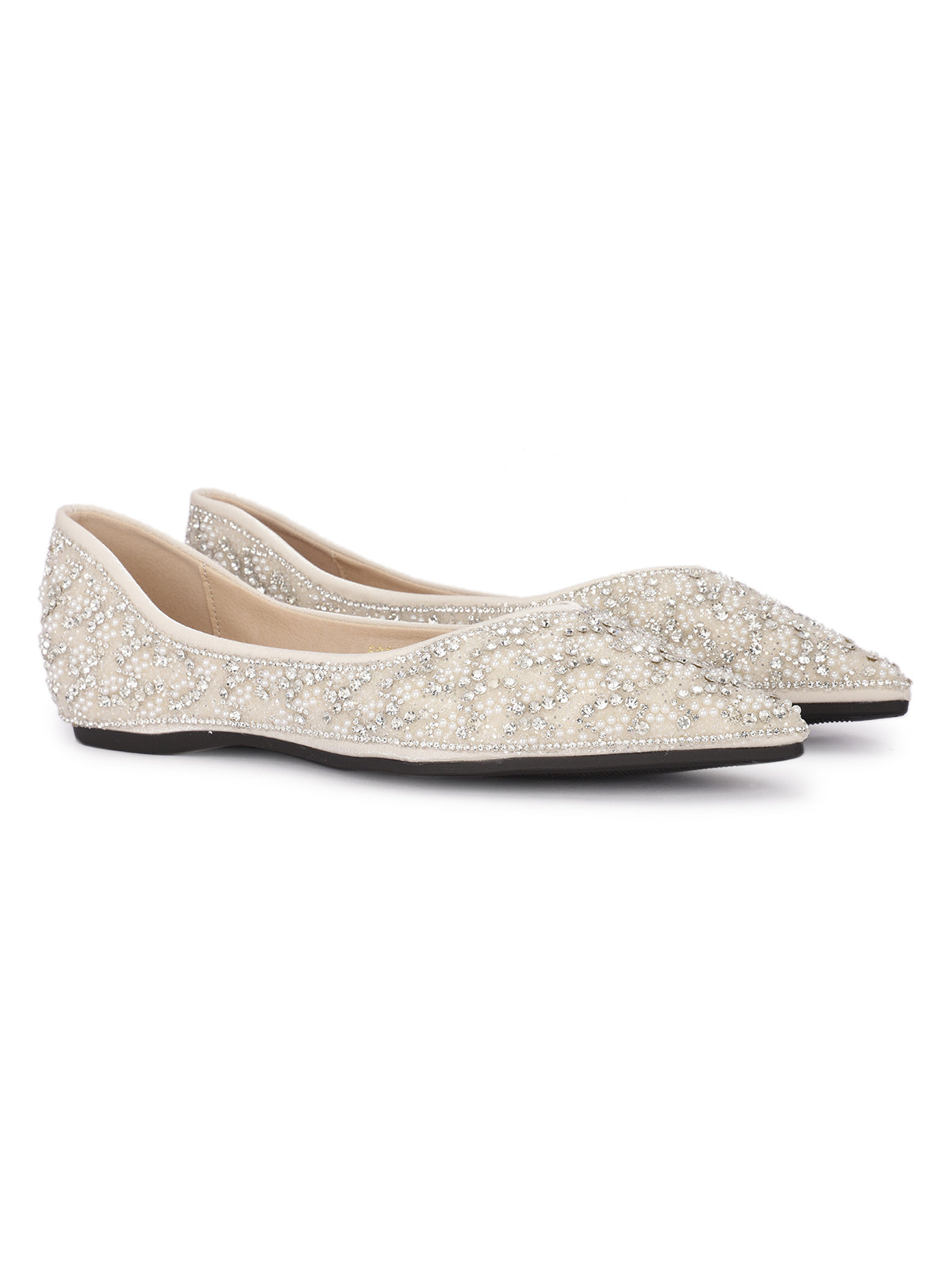 Vienna Flat Embellished Ballerinas