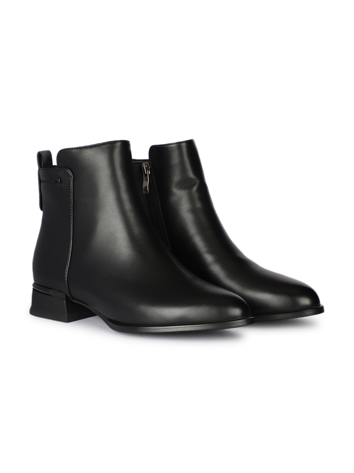 Firenze Caldo Premium Winter Ankle Low Heel Boots