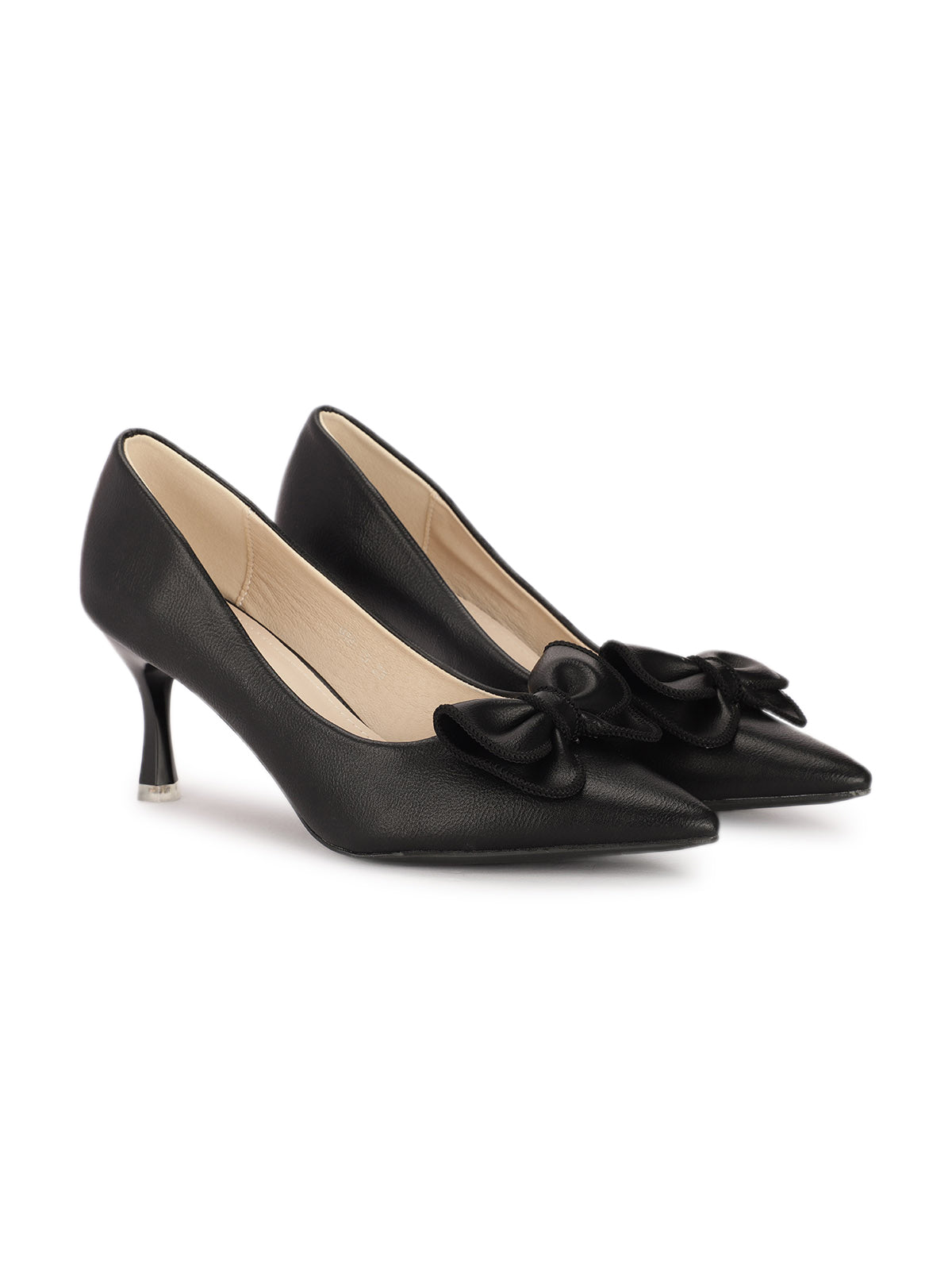 Rosalia Bow Pencil Heel Stilettoes