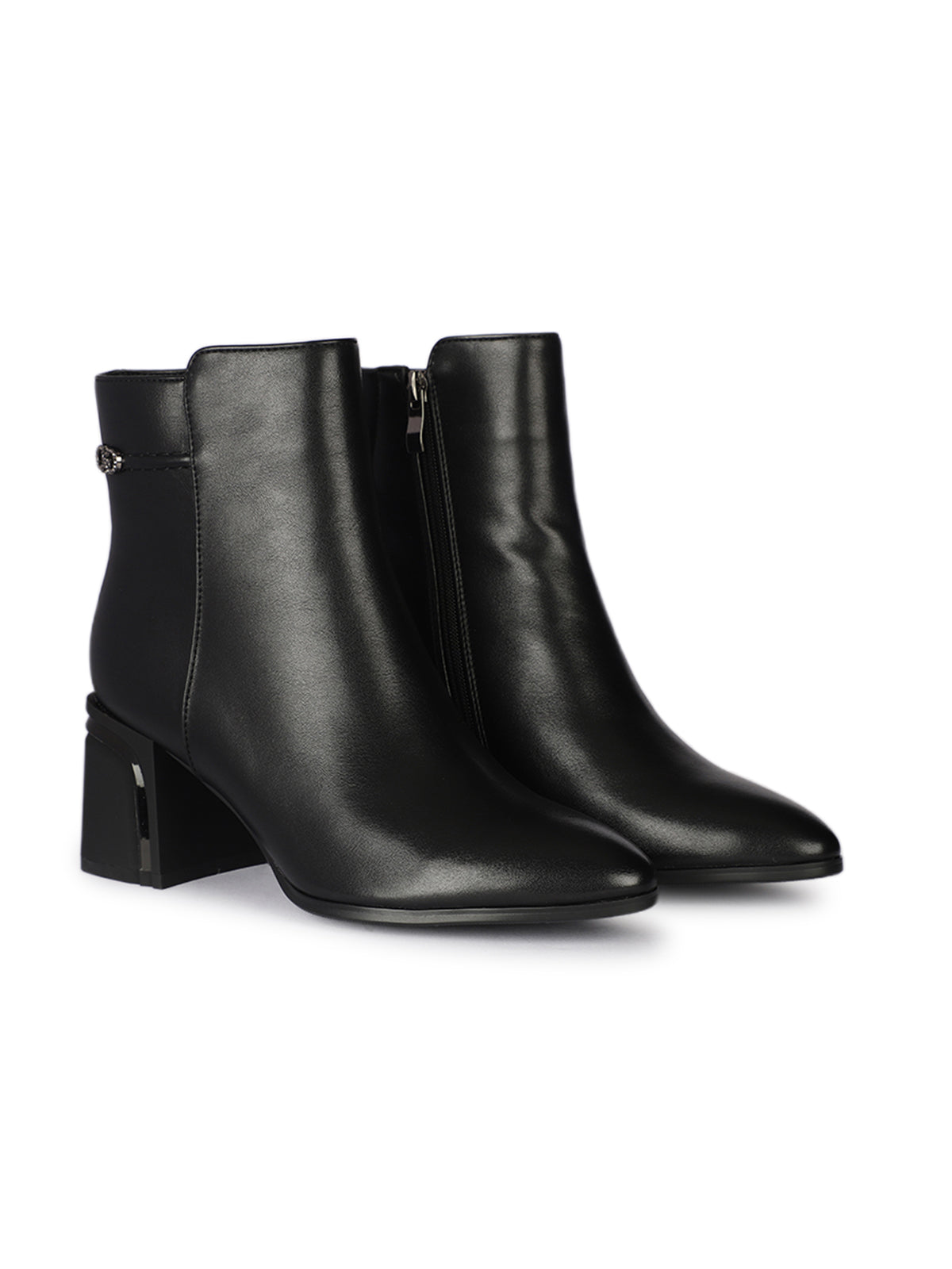 Roma Signature Premium Winter Ankle Low Heel Boots