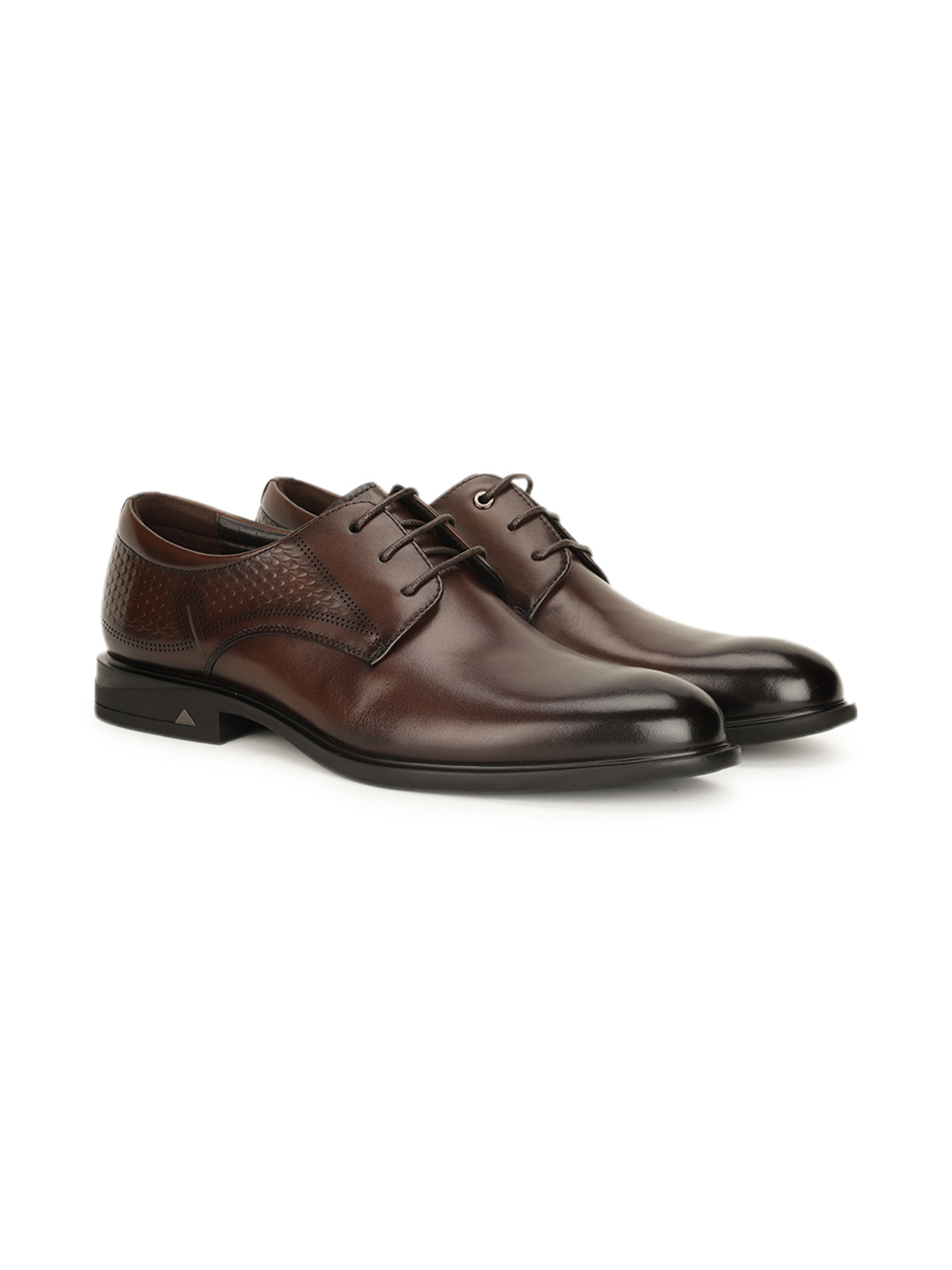 Floyd Premium Leather Lace Up Derby Shoes