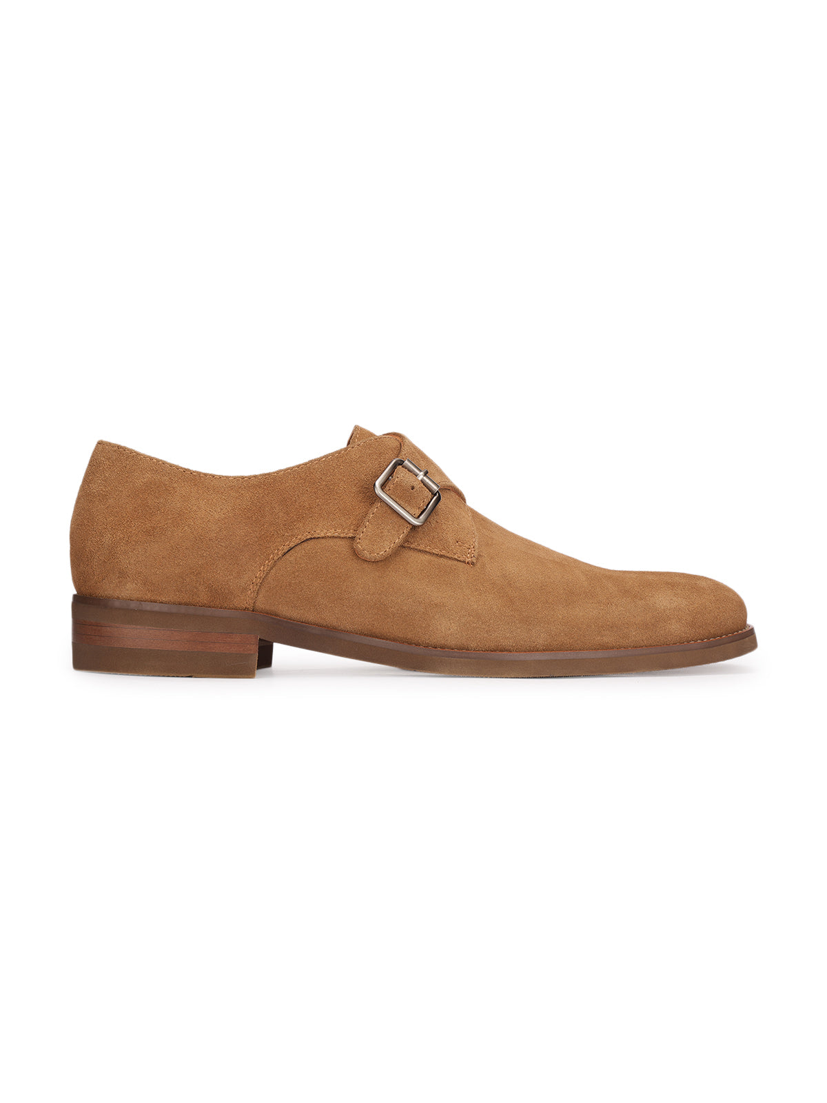 Salvatore Suede Leather Monk Strap
