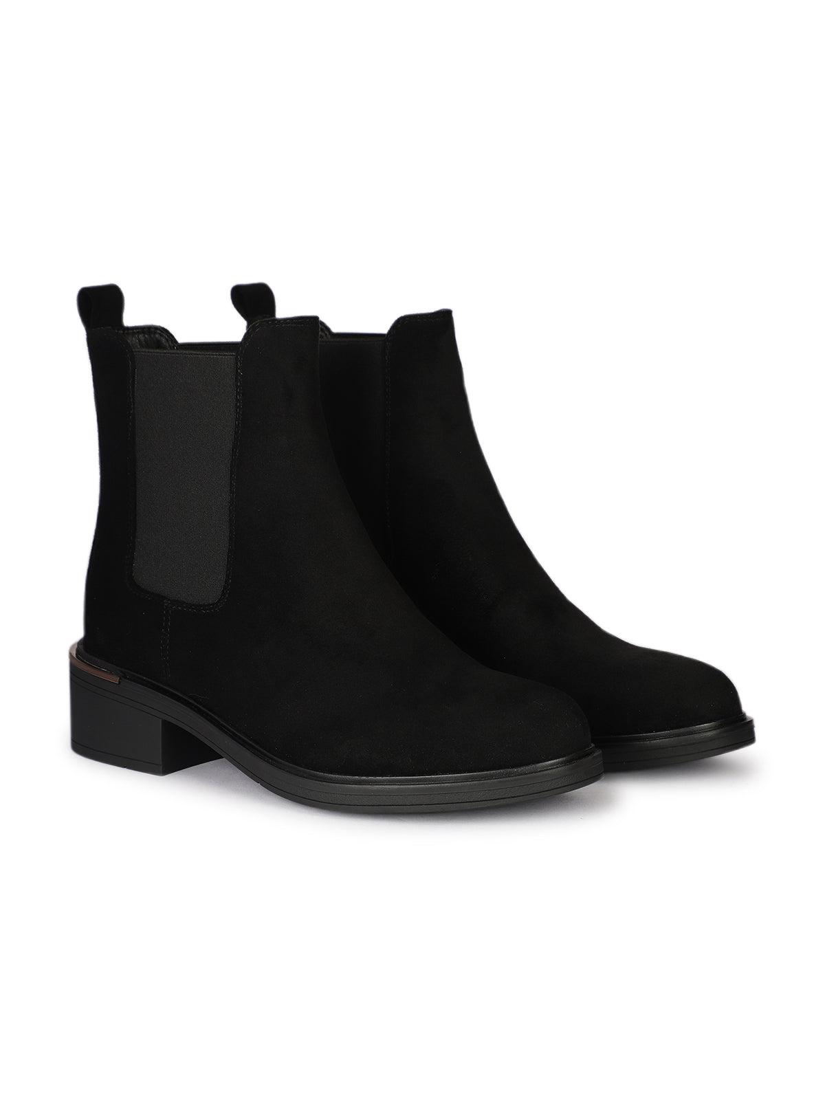Rhonda Premium Suede Chelsea Winter Ankle Boots