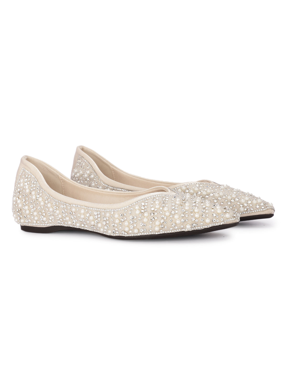 Sandvika Embellished Bling Ballerinas